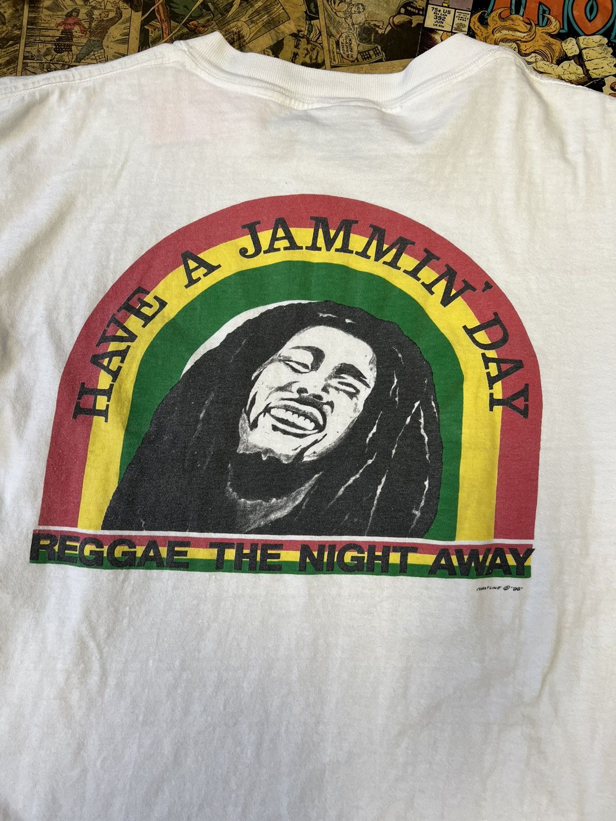 Bob Marley × Vintage 1998 Bob Marley have a jammin’ day tee Size US XL / EU 56 / 4 - 4 Thumbnail
