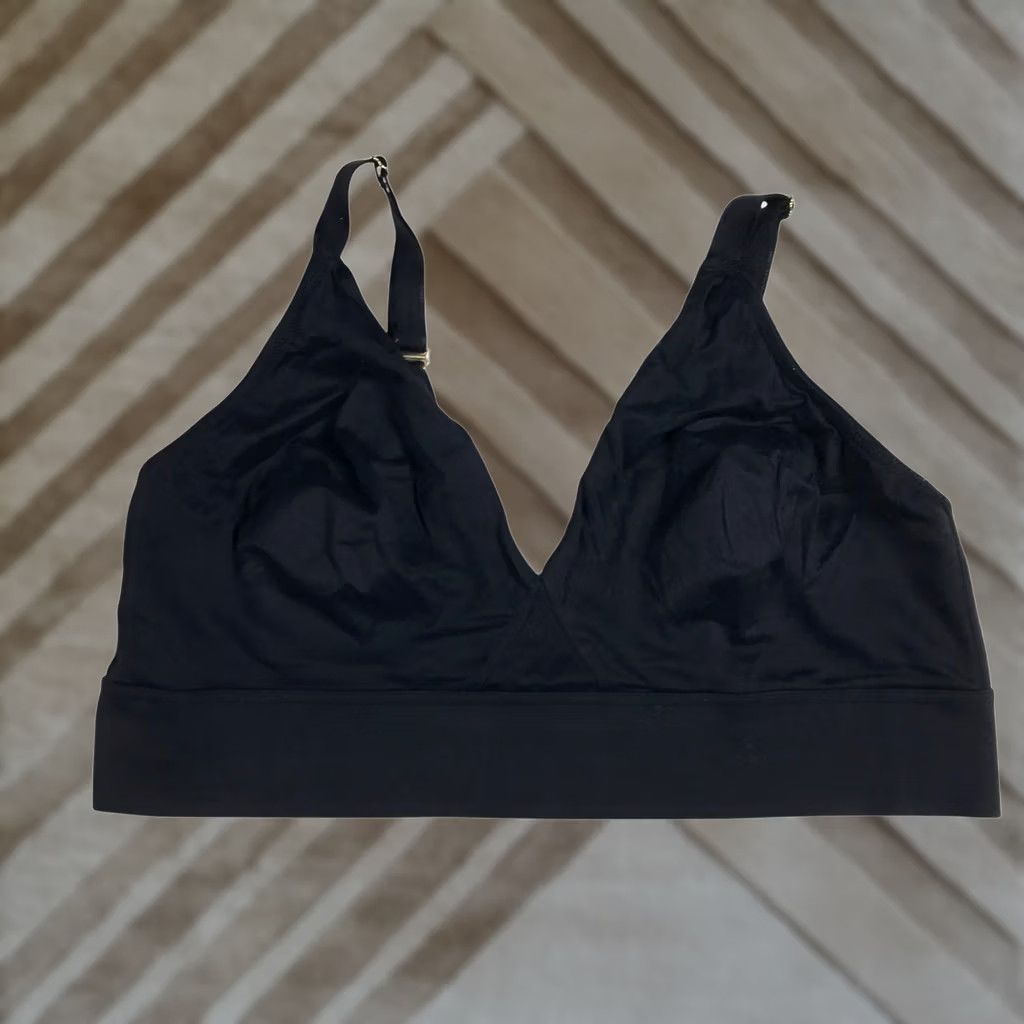 Vintage Soma Embraceable Wireless Unlined Tailored Bralette Black XXL 112305 Size ONE SIZE - 1 Thumbnail