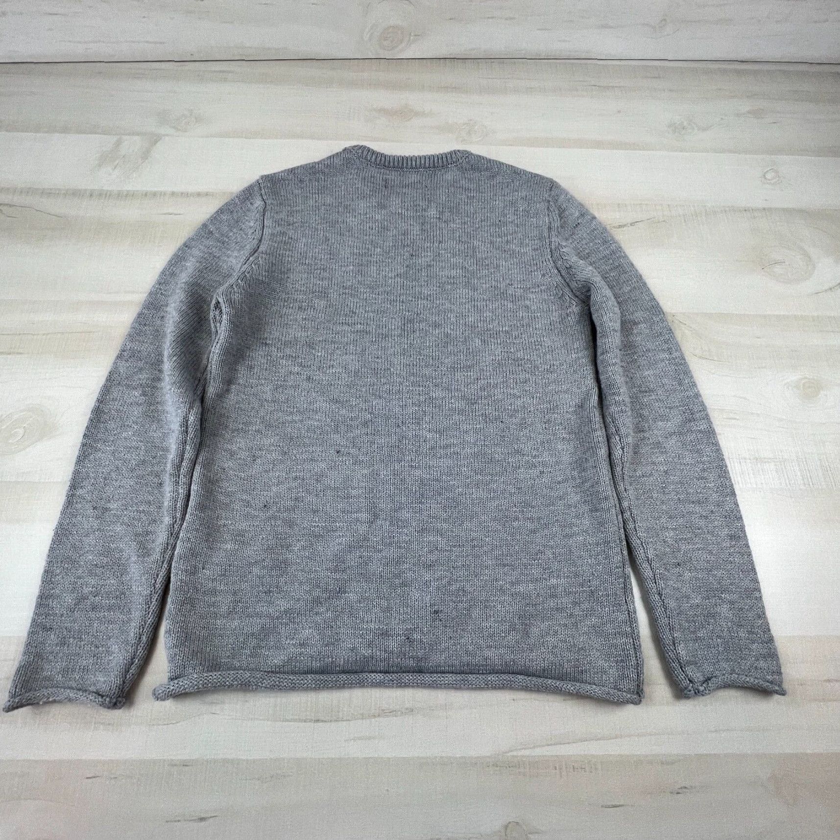 Forever 21 FOREVER 21 Mens Sweater Pullover Crew Neck Gray Medium Knit Long Sleeve Casual Workwear Classic Pattern Solid Size US M / EU 48-50 / 2 - 7 Thumbnail