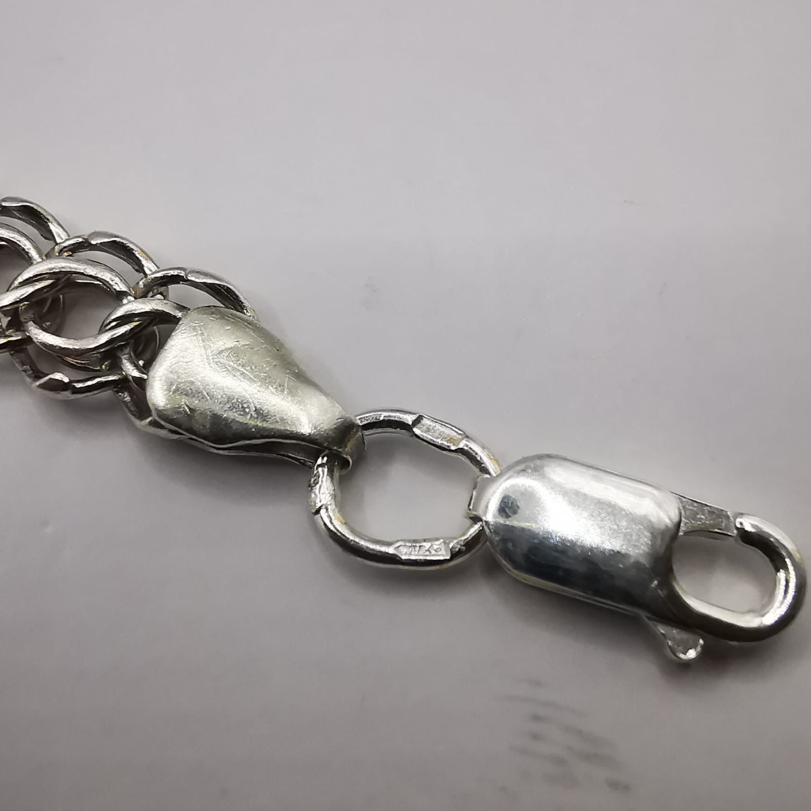 Sterling Silver Vintage Bracelet Jewelry,925 Sterling Silver, Handmade 8,13g Size ONE SIZE - 7 Thumbnail