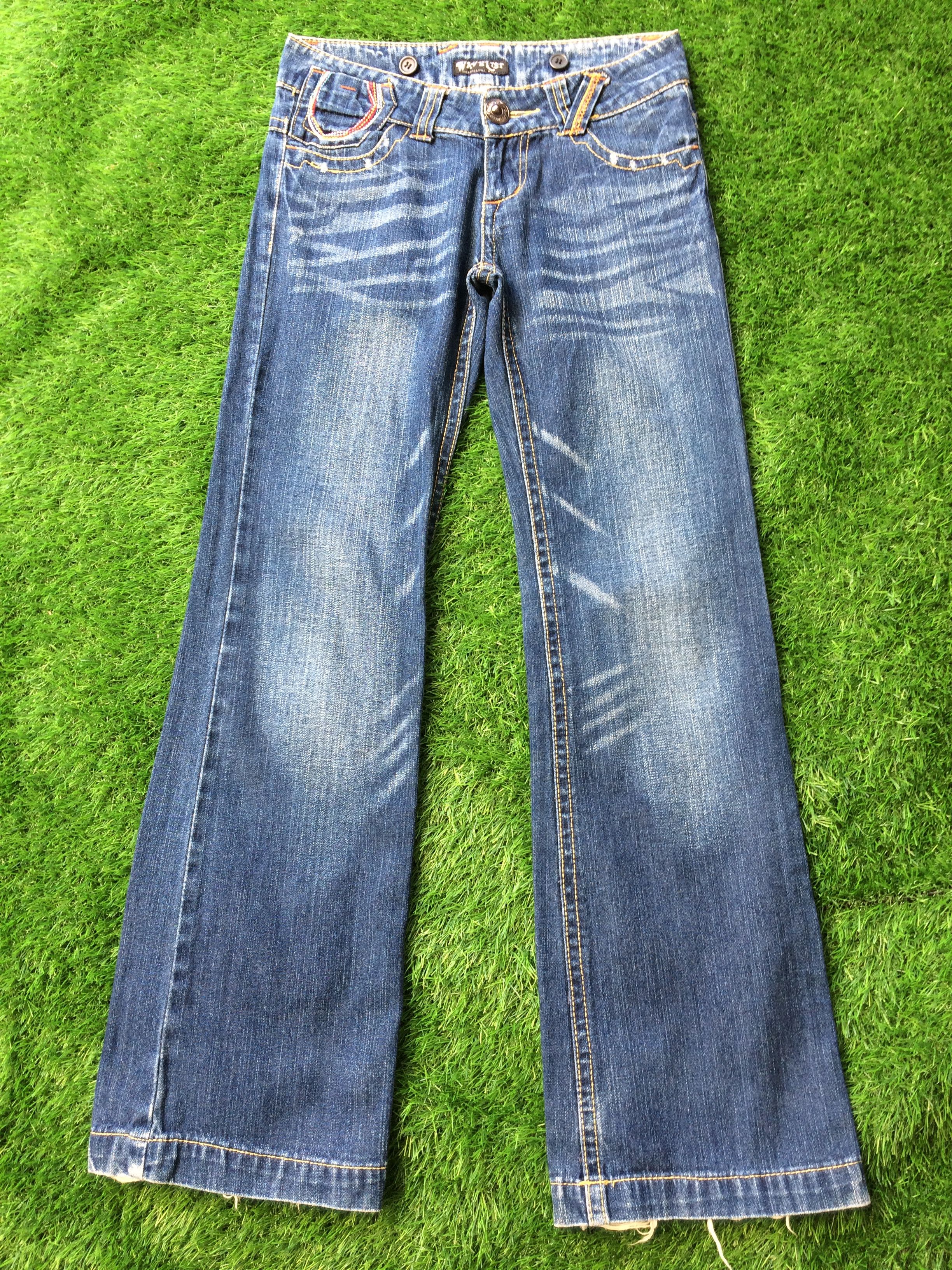 Japanese Brand Japanese Low Rise Distressed Flare Jeans D-697 Size 24" / US 00 / IT 34 - 1 Thumbnail