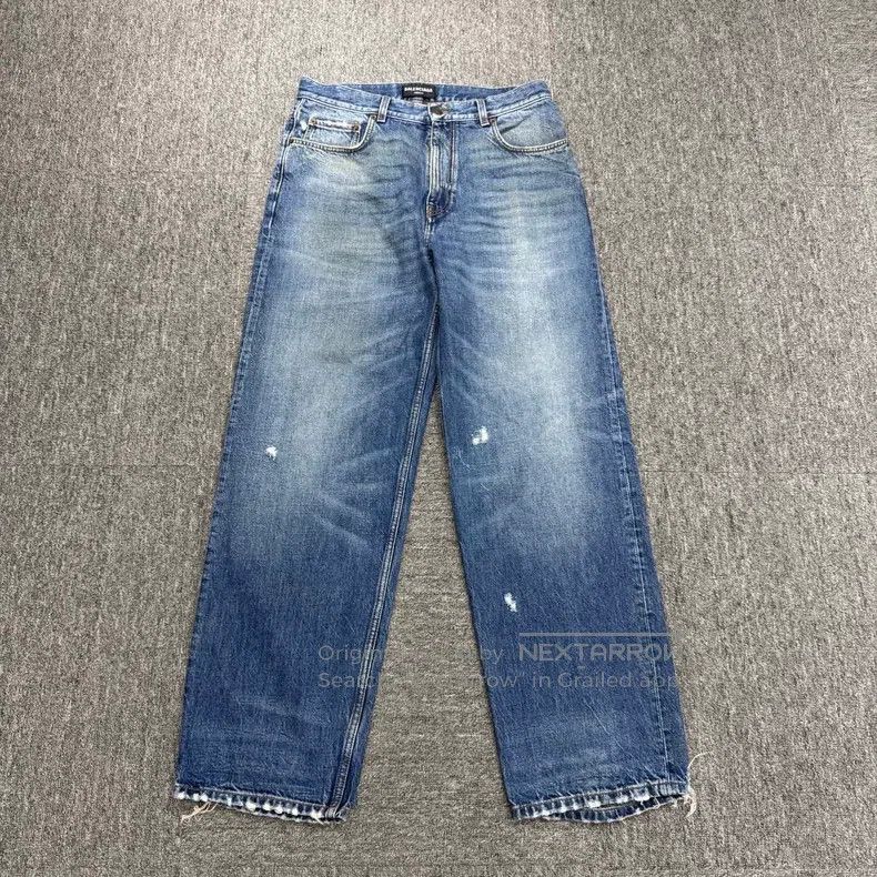 Balenciaga Balenciaga size S Distressed Destroyed Denim Jeans Size US 27 - 1 Thumbnail