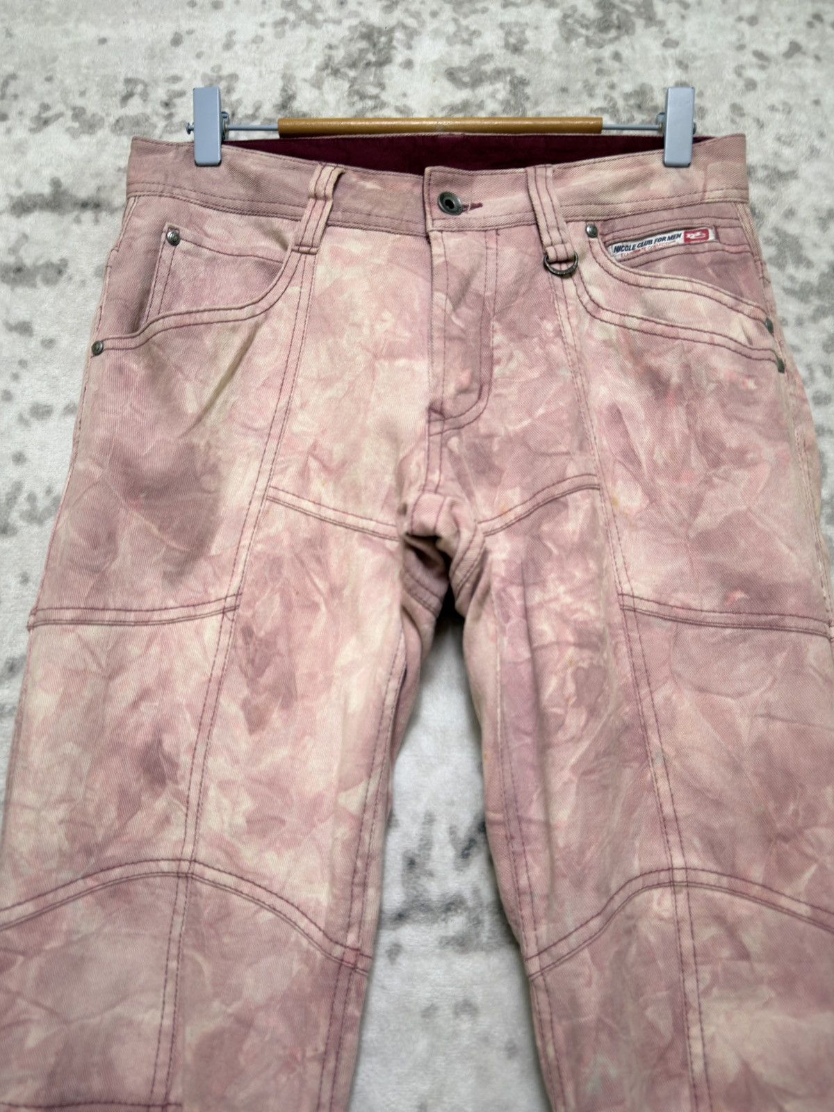 Nicole Club Nicole Club For Men Flared Grunge Visual Kei Panelled Size US 29 - 3 Thumbnail