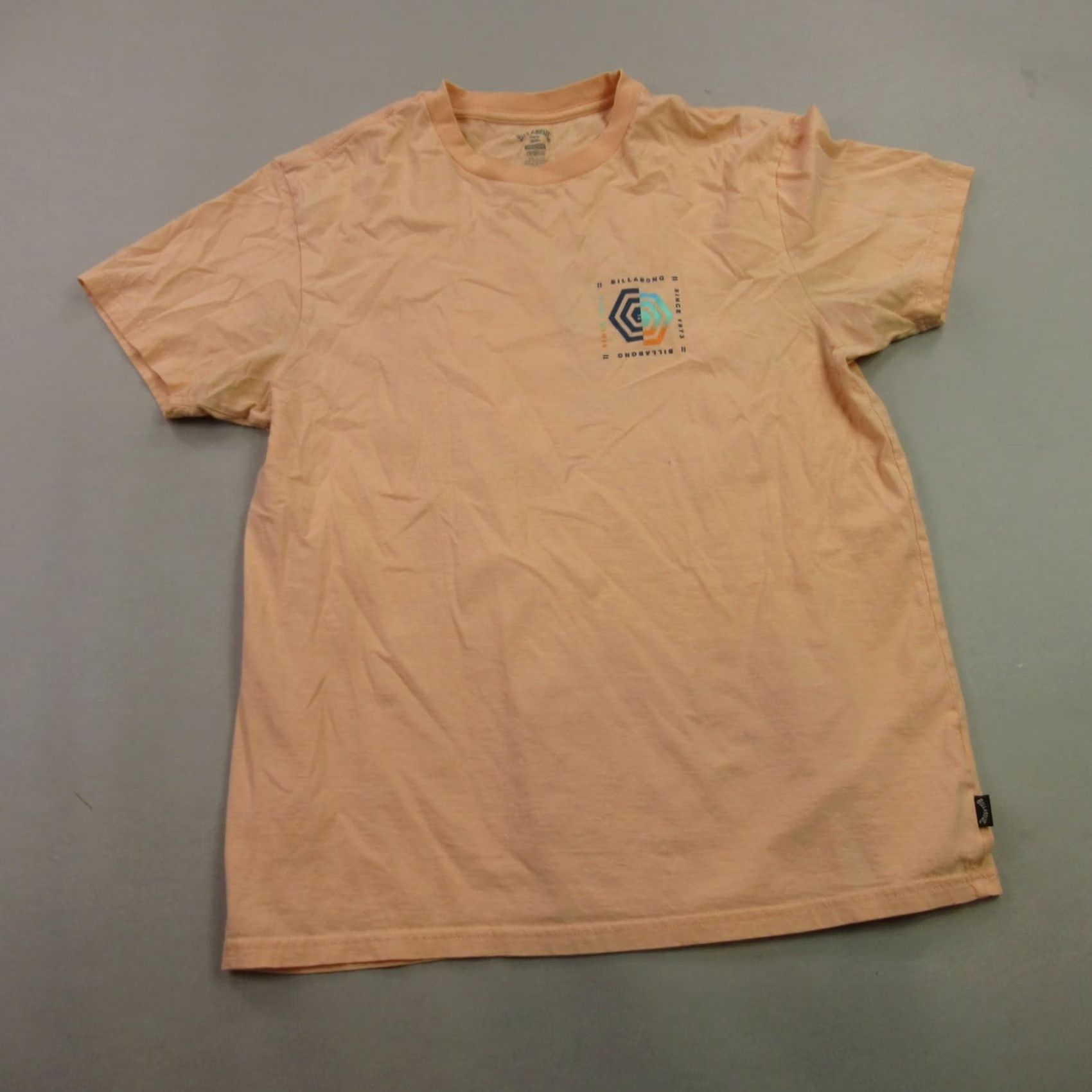 Billabong Billabong Shirt Mens Medium Short Sleeve Crew Neck Lightweight Orange Shirt Size US M / EU 48-50 / 2 - 2 Thumbnail