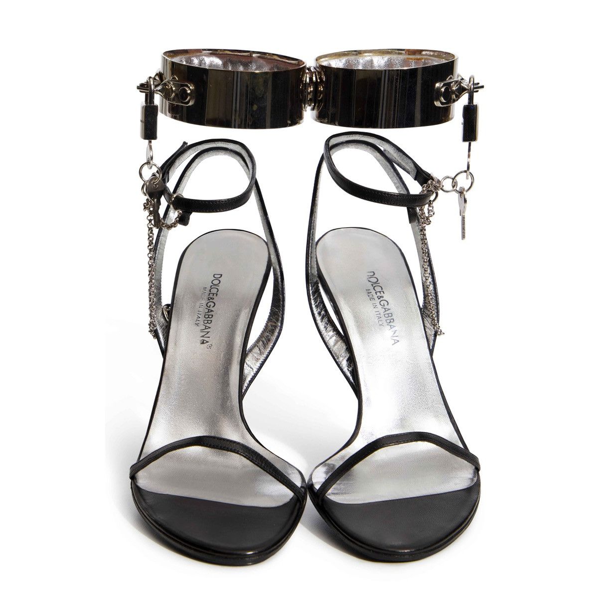 Dolce & Gabbana PADLOCK HEELS 2003 Size US 8 / IT 38 - 6 Thumbnail