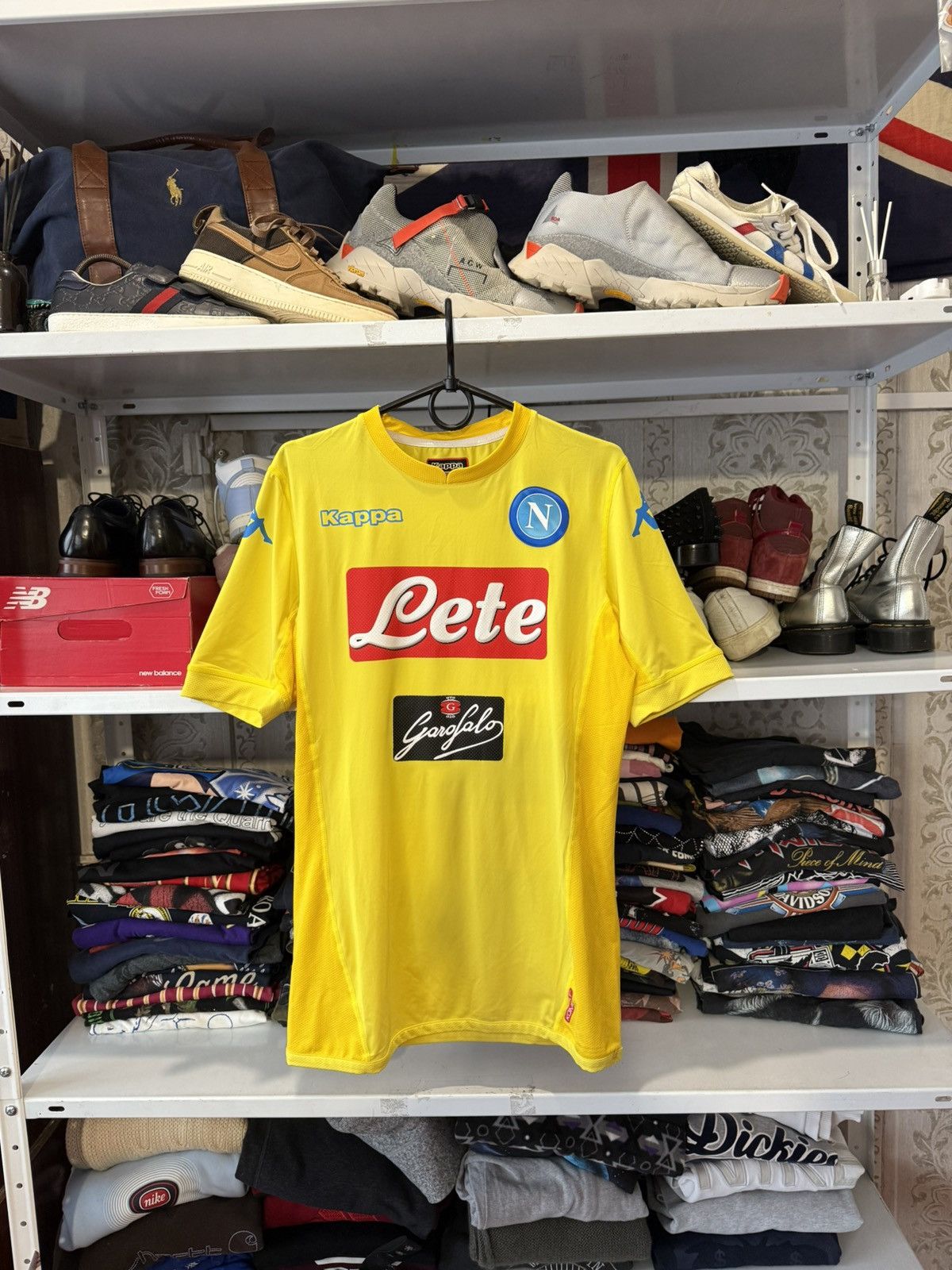 Kappa Napoli Jersey 2017 2018 Away Size M Shirt Kappa BNWT Size US M / EU 48-50 / 2 - 1 Thumbnail