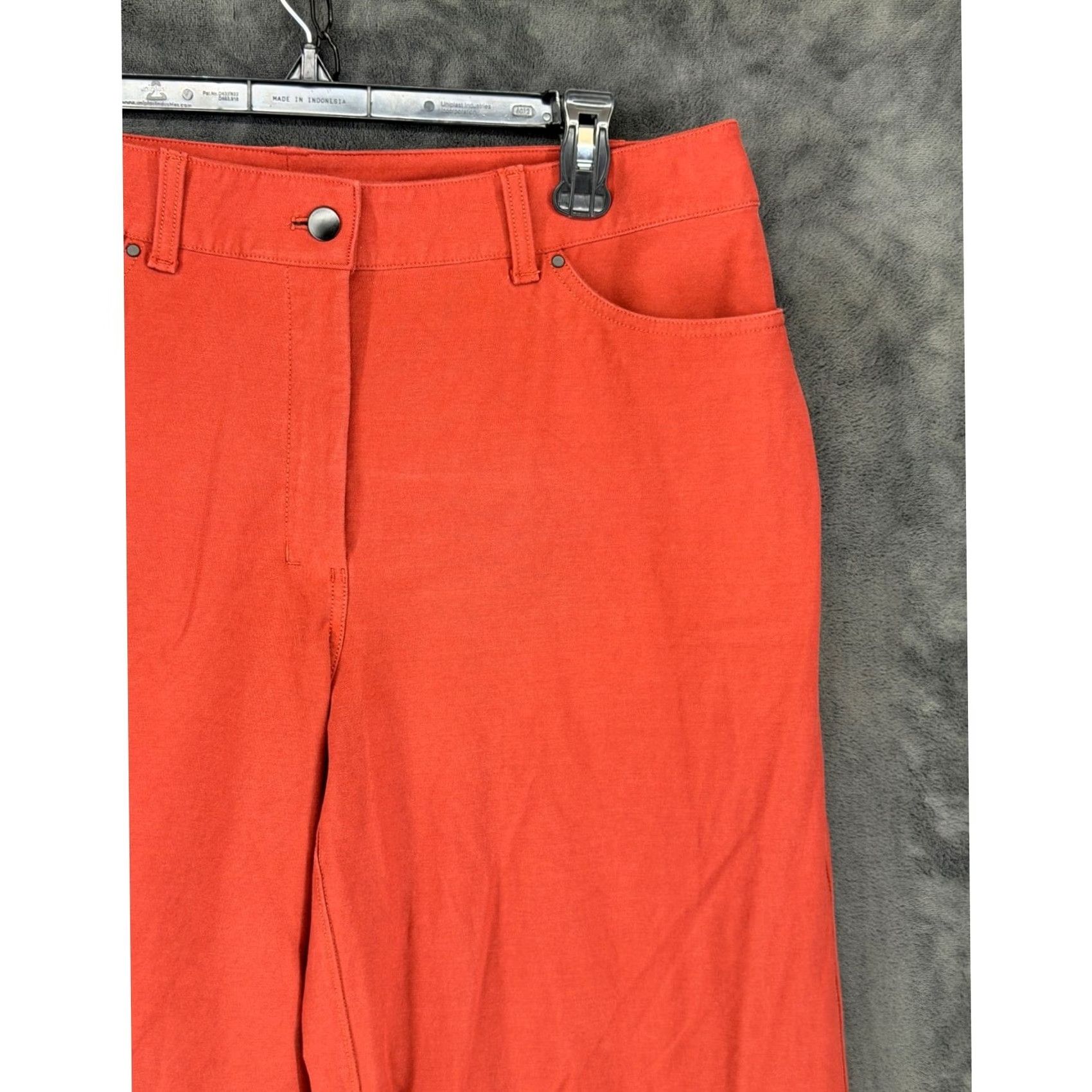 Lululemon Lululemon City Sleek 5 Pocket Wide Leg Pants Red Warpstreme Size 32 Women Twill 4-Way Stretch High Rise Ankle Capris Style LW5ENJS Size 24" / US 00 / IT 34 - 3 Thumbnail