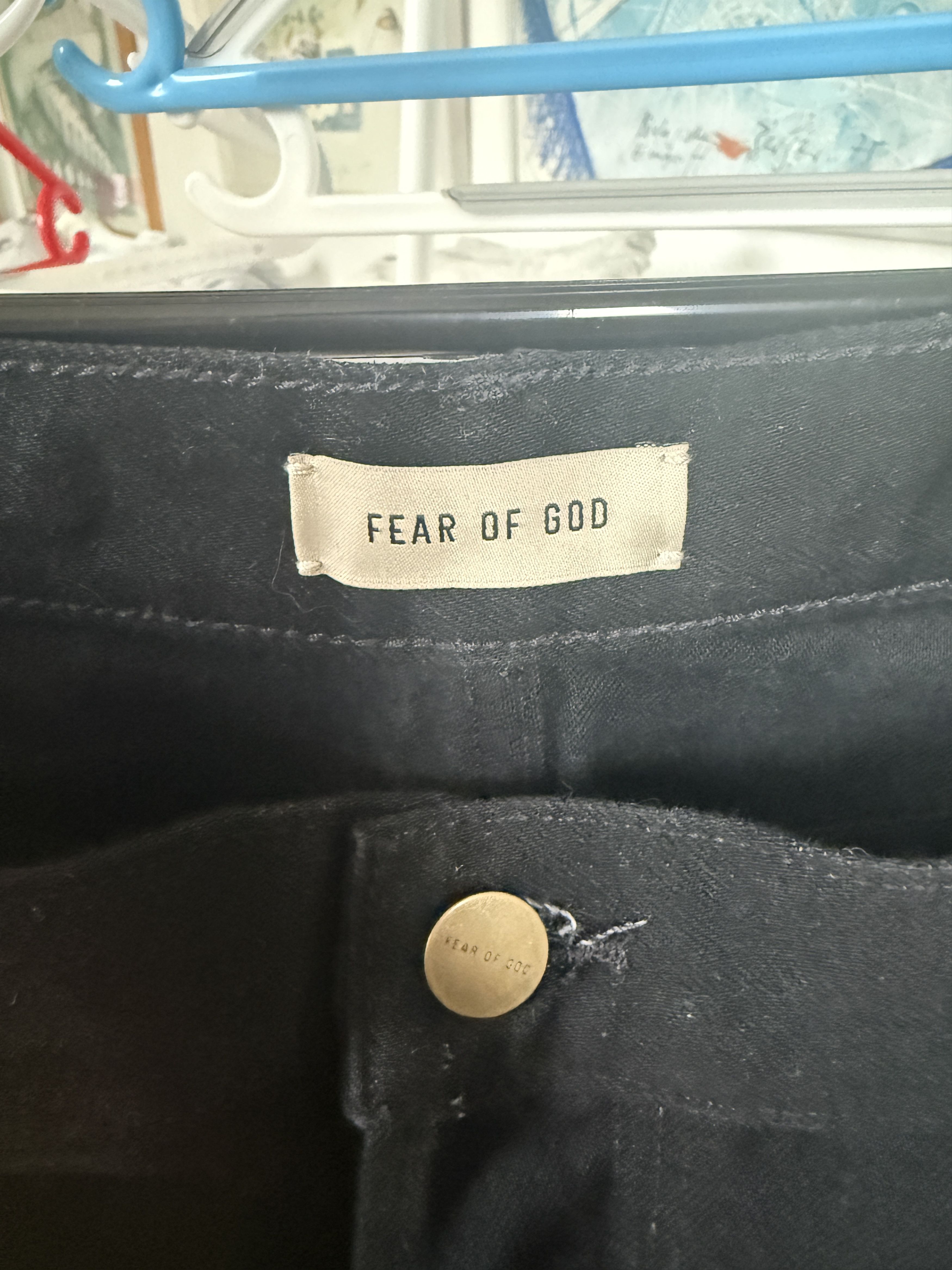 Fear of God Black Denim Size US 33 - 7 Thumbnail