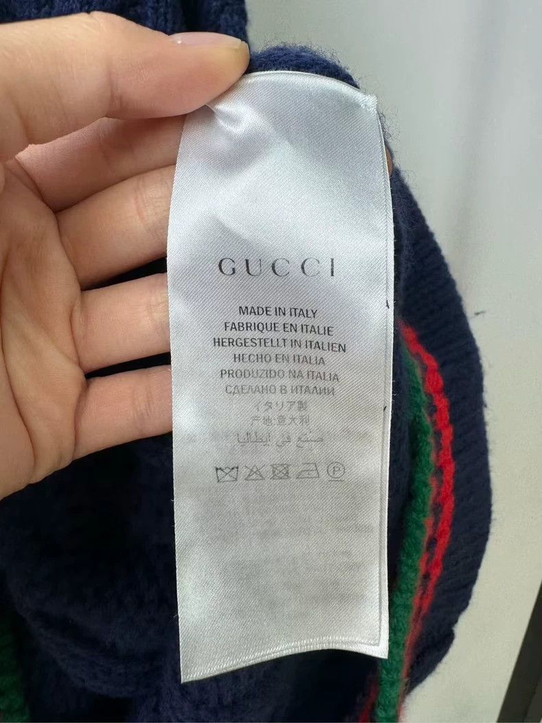 Gucci Gucci Red and blue knitted cardigan jacket 2502-Nextarrow Size US XXL / EU 58 / 5 - 4 Thumbnail