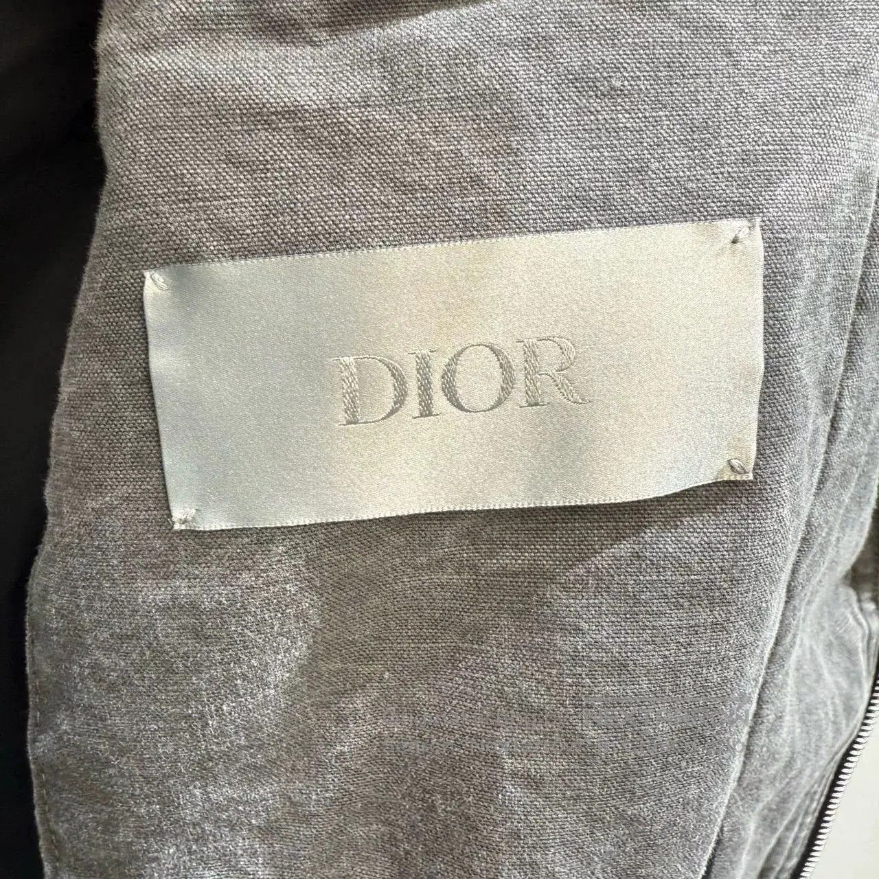 Dior dior embroidered logo denim jacket gray. Size US XXL / EU 58 / 5 - 4 Thumbnail