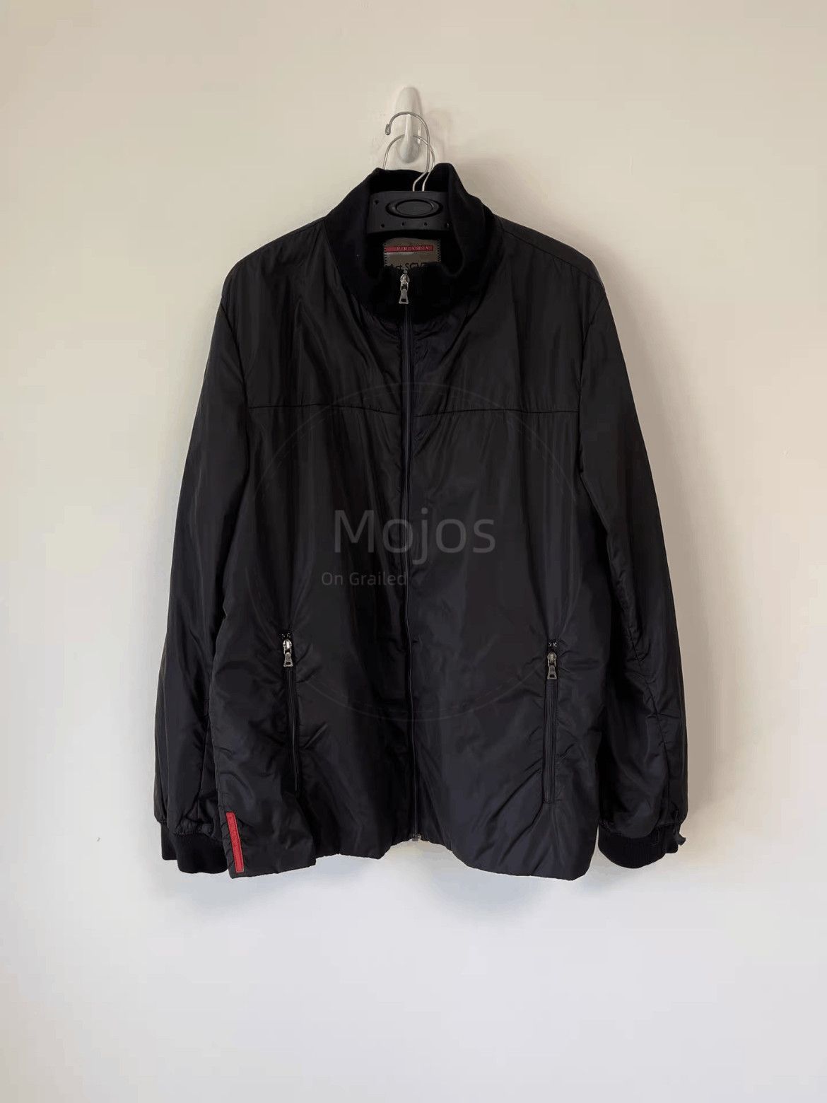 Sz 56 Prada Sports Zip-up Sport Jacket-2508