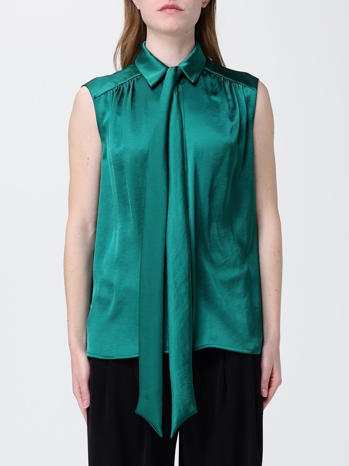 Versace Versace Shirt Woman Emerald Size S / US 4 / IT 40 - 1 Thumbnail