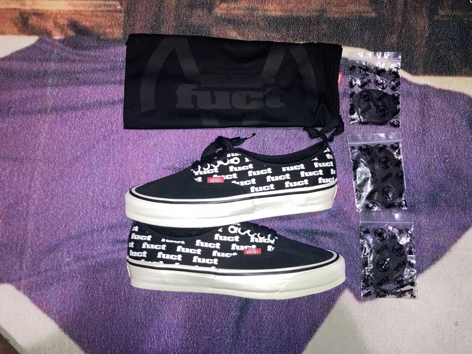 FUCT × Vans Fuct Vans Reissue 44 Black/Black/Mar Size US 9.5 / EU 42-43 - 1 Thumbnail