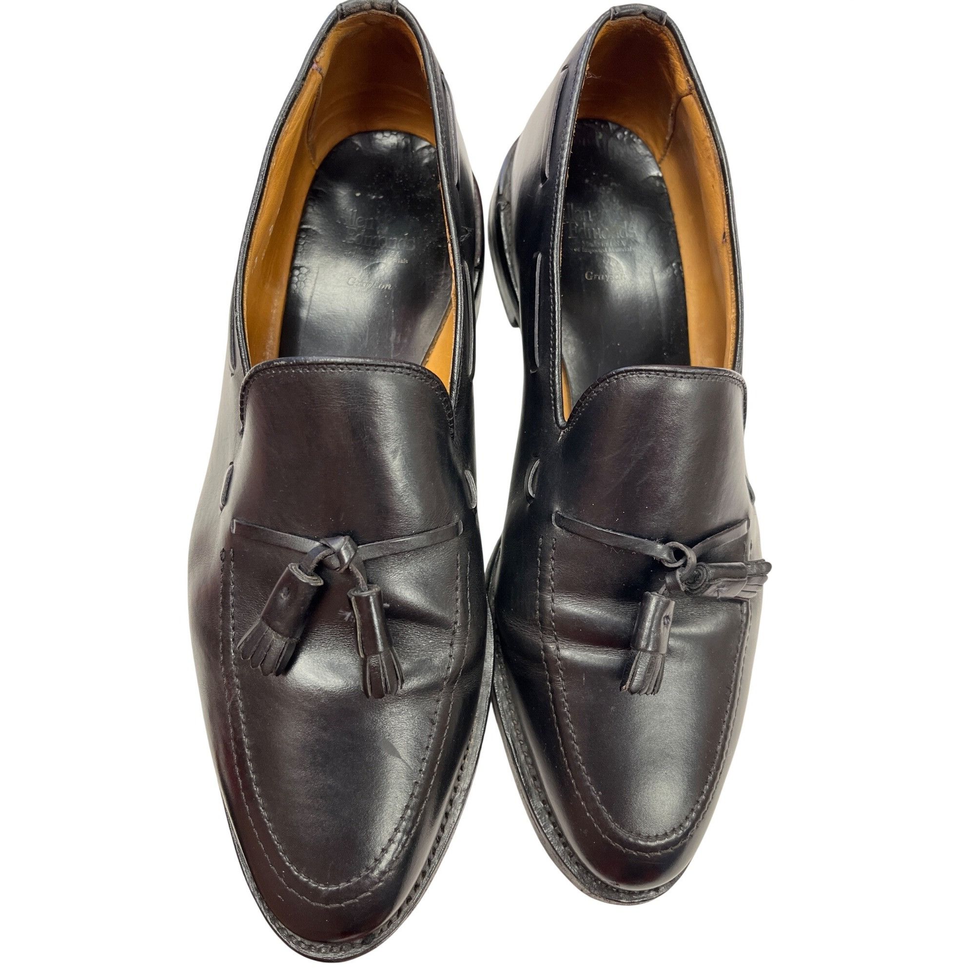 Allen Edmonds Allen Edmonds Grayson mens black leather tasseled oxford sho Size US 13 / EU 46 - 17 Thumbnail