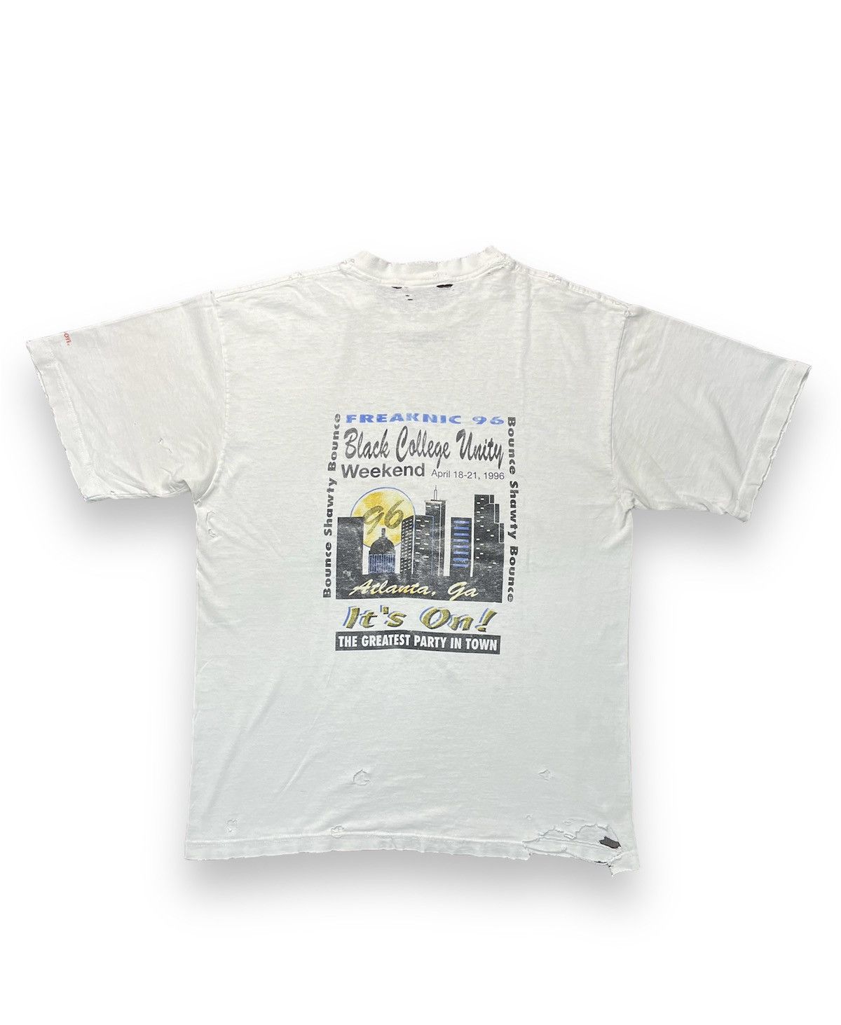 Rap Tees × Vintage Vintage Freaknik Atlanta 1996 Raptees Size US L / EU 52-54 / 3 - 2 Thumbnail
