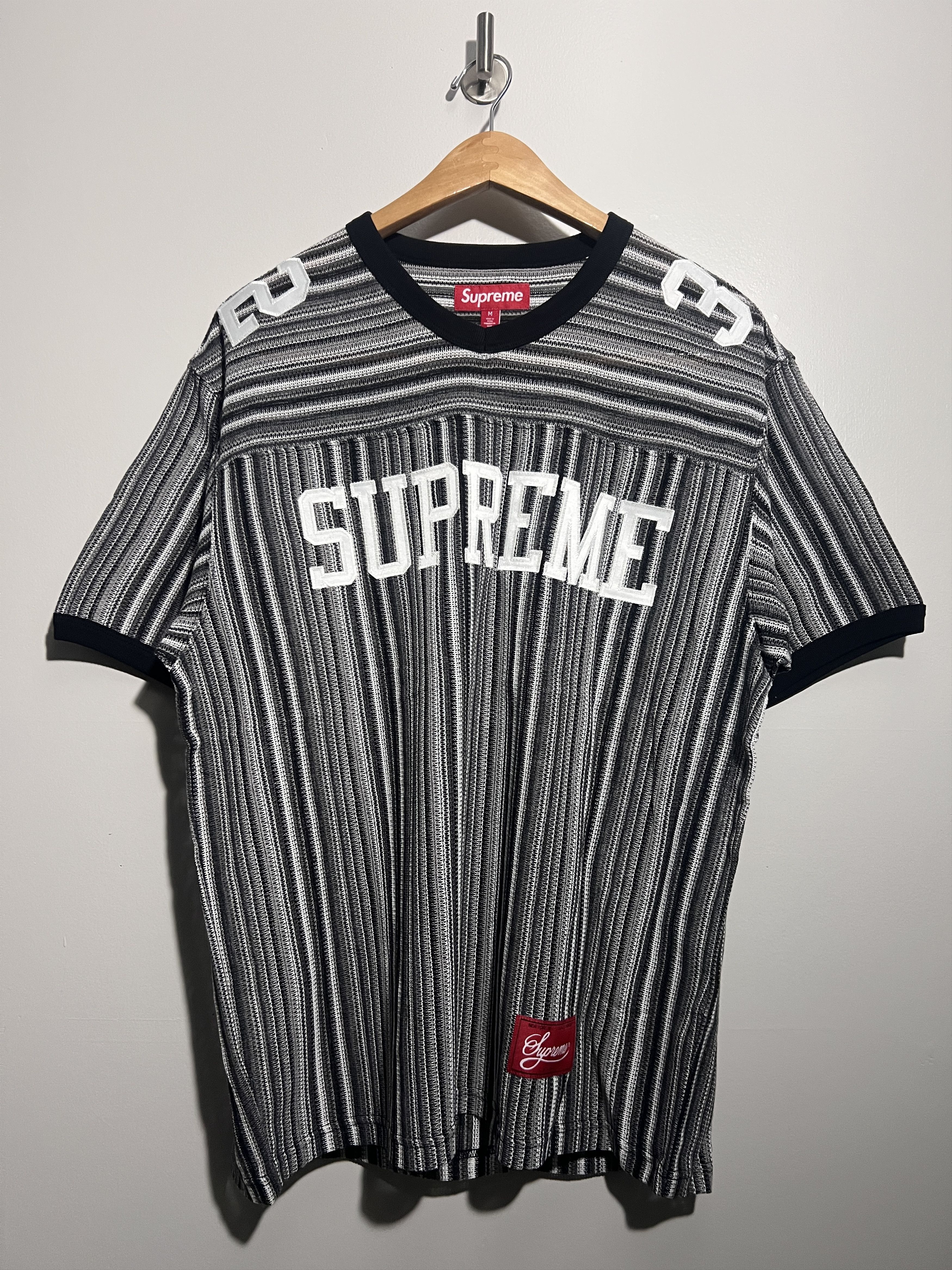Streetwear × Supreme Supreme Open Knit Football Top Jersey