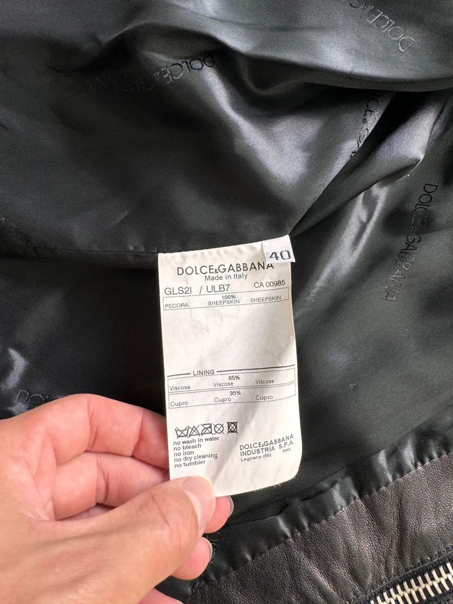 Dolce & Gabbana × Vintage AW2003 Dolce & Gabbana Multi-Zip Leather Jacket Size S / US 4 / IT 40 - 8 Thumbnail