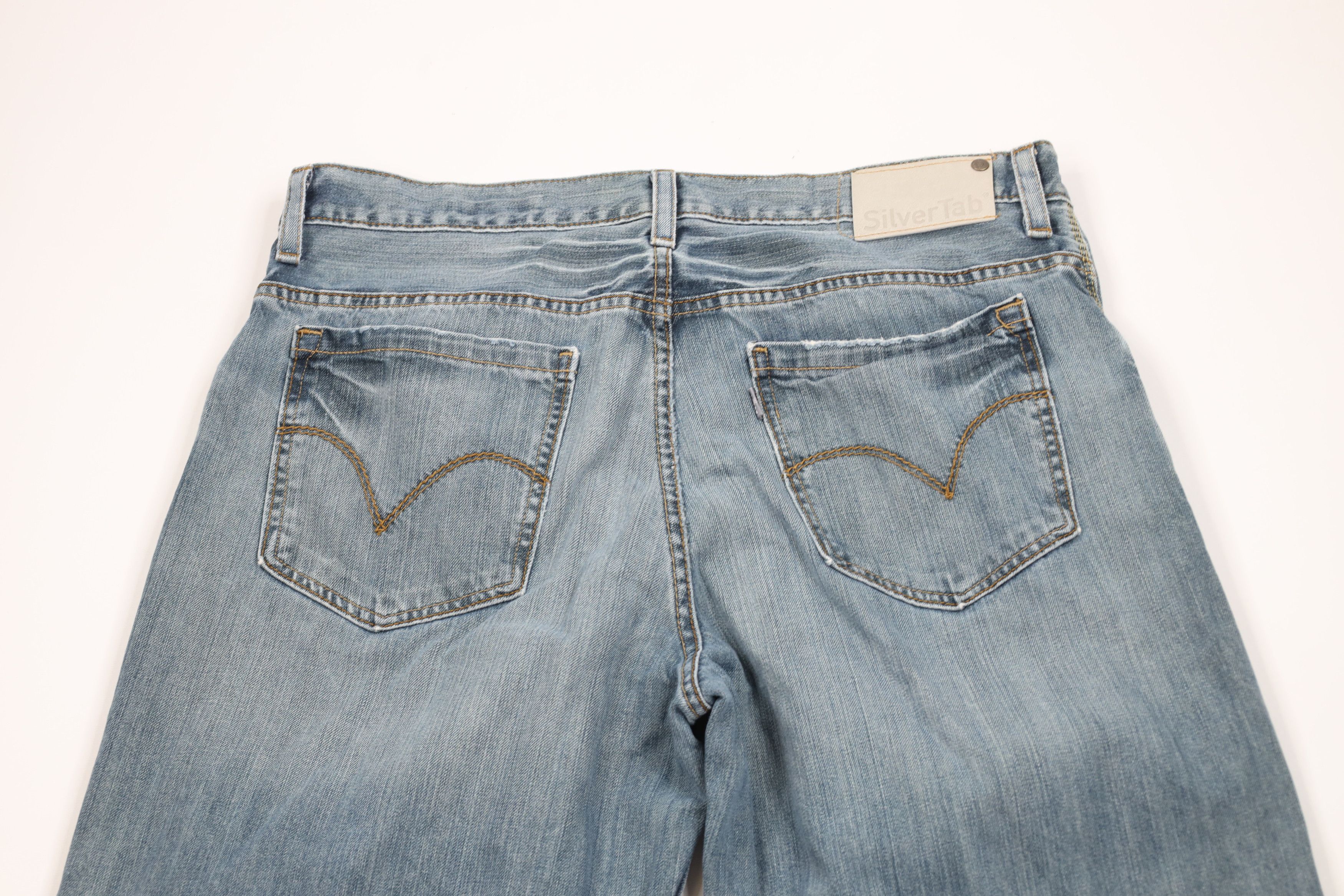 Levi's Vintage Y2K Levis Silvertab Baggy Fit Wide Leg Denim Jeans Size US 36 / EU 52 - 13 Thumbnail