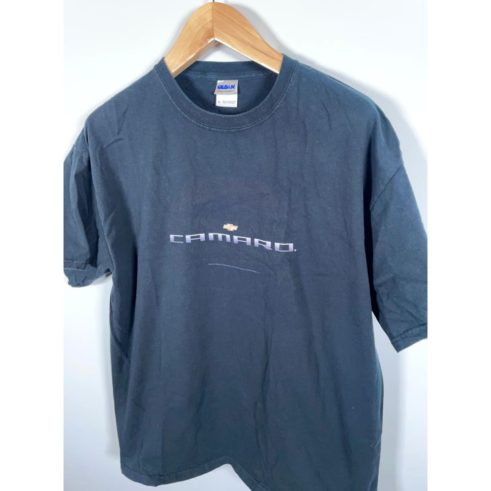 Gildan VINTAGE Chevrolet Camaro T-Shirt Adult XL Black Graphic Print Logo Gildan Front Size US XL / EU 56 / 4 - 7 Thumbnail