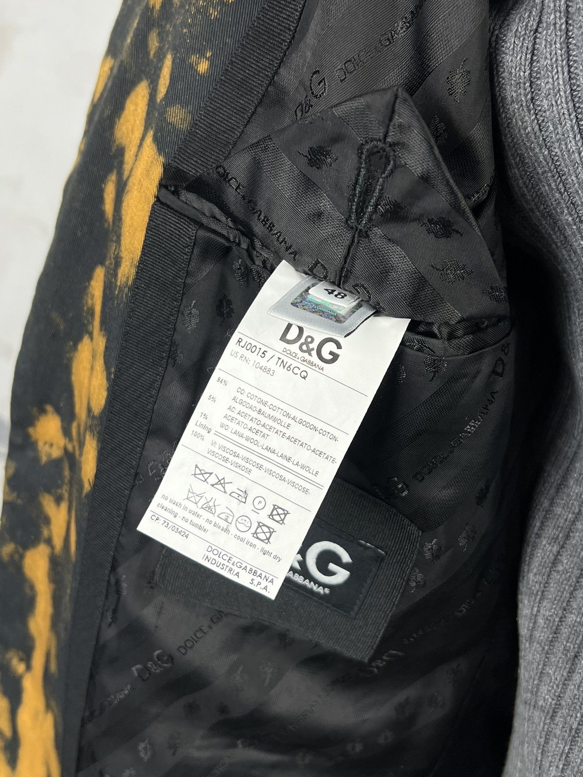 Dolce & Gabbana Dolce & Gabbana D&G Custom Blazer Jacket Size 48 S - M Size 42R - 10 Thumbnail