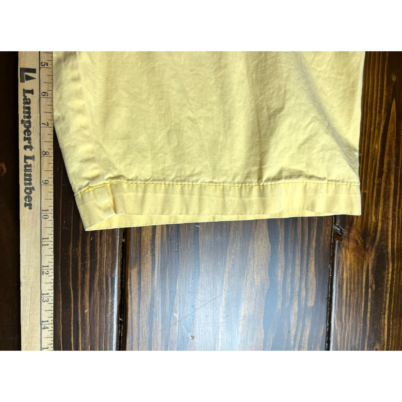 Tommy Hilfiger Tommy Hilfiger Shorts Mens Size 36 Yellow Casual Shorts Pockets Size US 36 / EU 52 - 6 Thumbnail