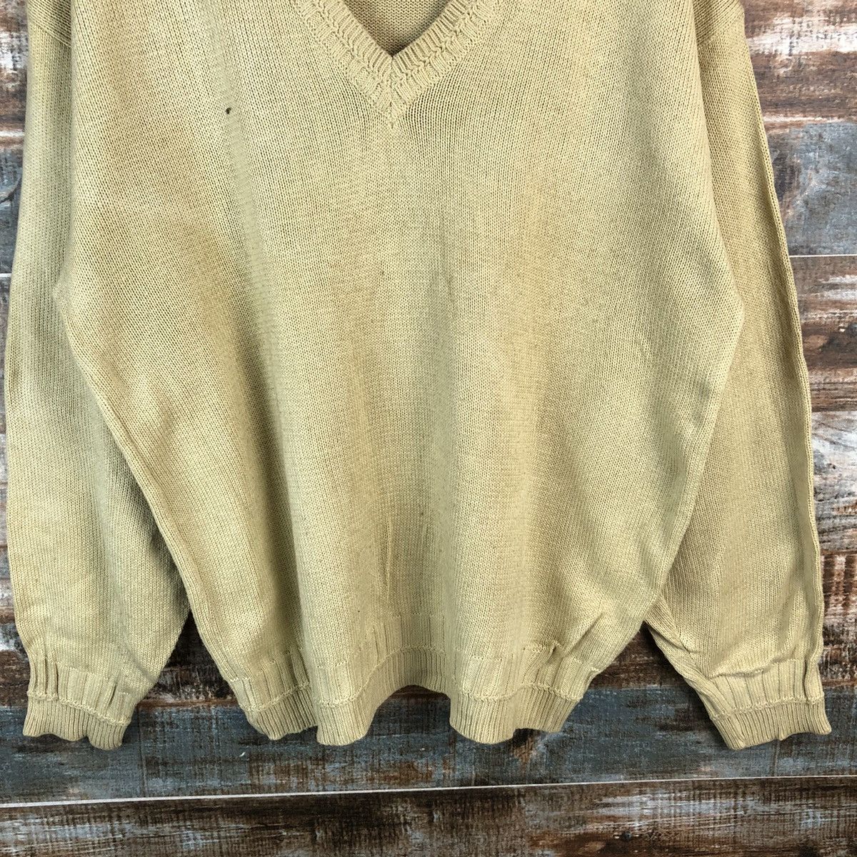 Vintage Le Guattro Stagioni Brown vintage Knitwear sweatshirt #A1969 Size US L / EU 52-54 / 3 - 6 Thumbnail