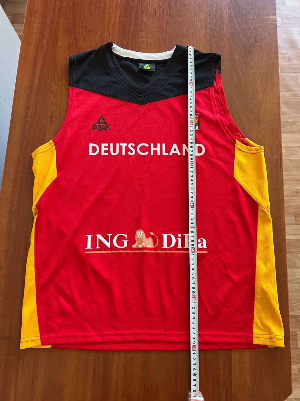 Sports Specialties 2024/25 DBB DEUTSCHLAND GERMANY TEAM PEAK BASKETBALL JERSEY Size US S / EU 44-46 / 1 - 11 Thumbnail