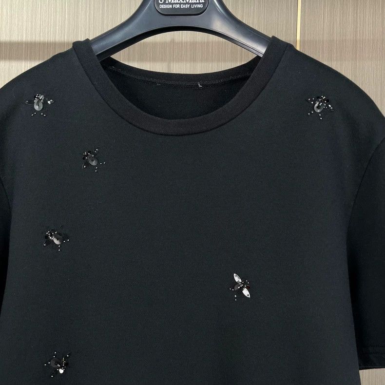 Dior Dior Embroidered Bee Short Sleeve TShirt-2506 Size US L / EU 52-54 / 3 - 3 Thumbnail