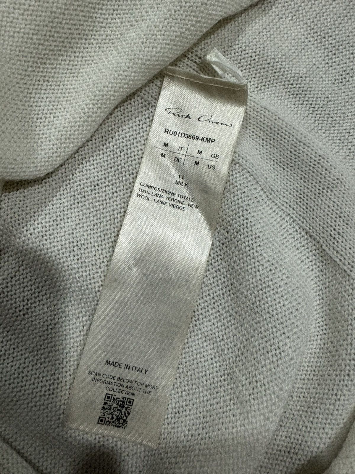Rick Owens Rick Owen “CUNT” longsleeve Size US M / EU 48-50 / 2 - 4 Thumbnail