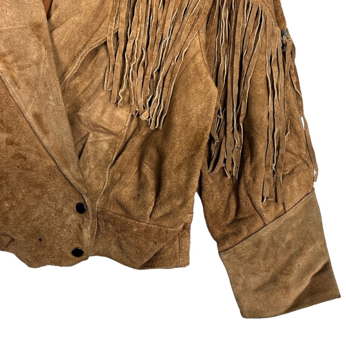 Japanese Brand 🔥 70s ANNE GEE WESTERN LEATHER JACKET Size US M / EU 48-50 / 2 - 5 Thumbnail