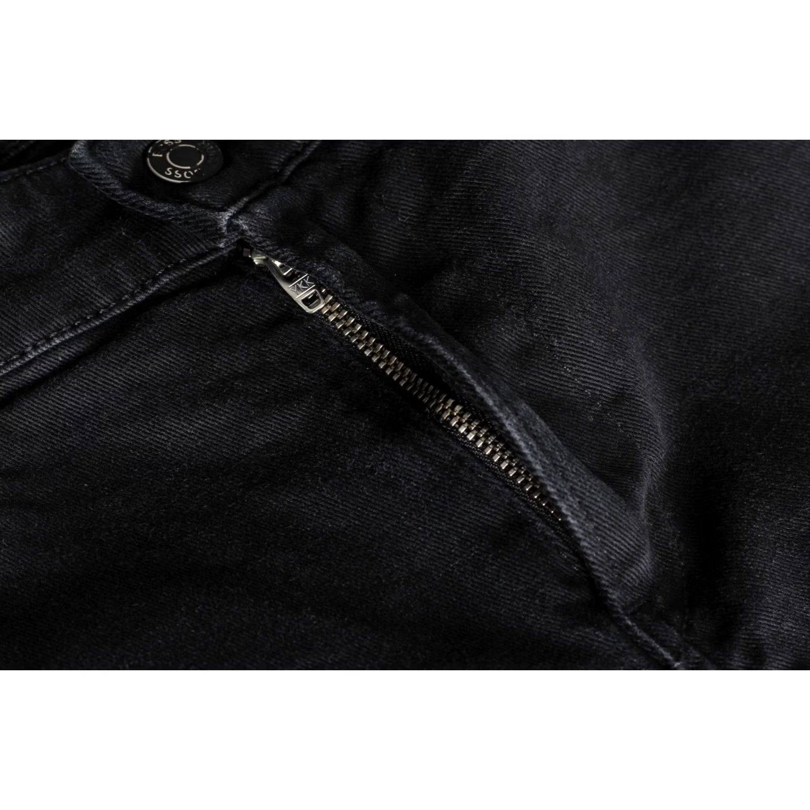 Hugo Boss HUGO BOSS Delaware3 Slim Fit Jeans Men 32W 32L Stretch Candiani Denim Black 5-Pocket Rise Mid Mens Size US 32 / EU 48 - 4 Thumbnail