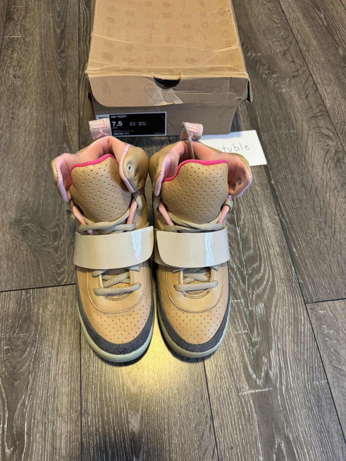 Nike Nike Air Yeezy 1 Net Tan - Size 7.5 - 366164-111 Size US 7.5 / EU 40-41 - 4 Thumbnail