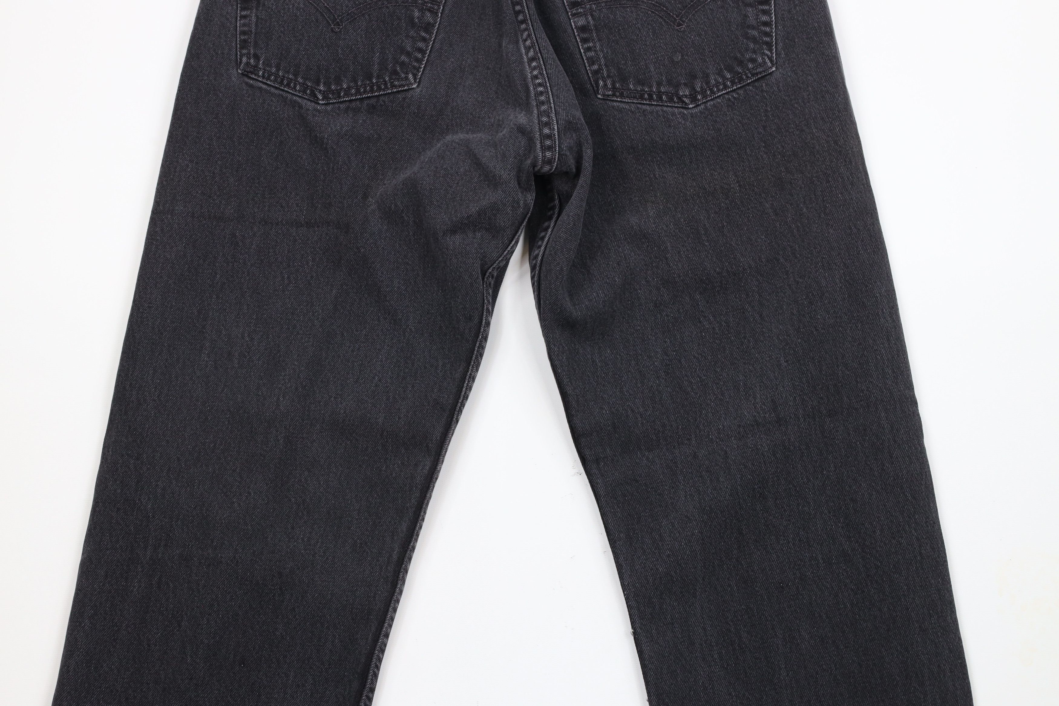 Levi's × Vintage Vintage 90s Levis 501xx Fit Button Fly Jeans Black USA Size US 32 / EU 48 - 12 Thumbnail