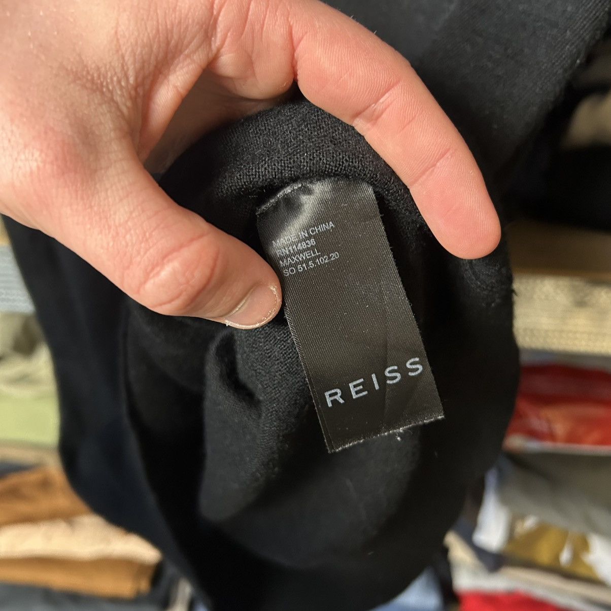 Reiss Luxury Reiss Designer 1/3 zip wool oldmoney polo size M Size US M / EU 48-50 / 2 - 8 Thumbnail
