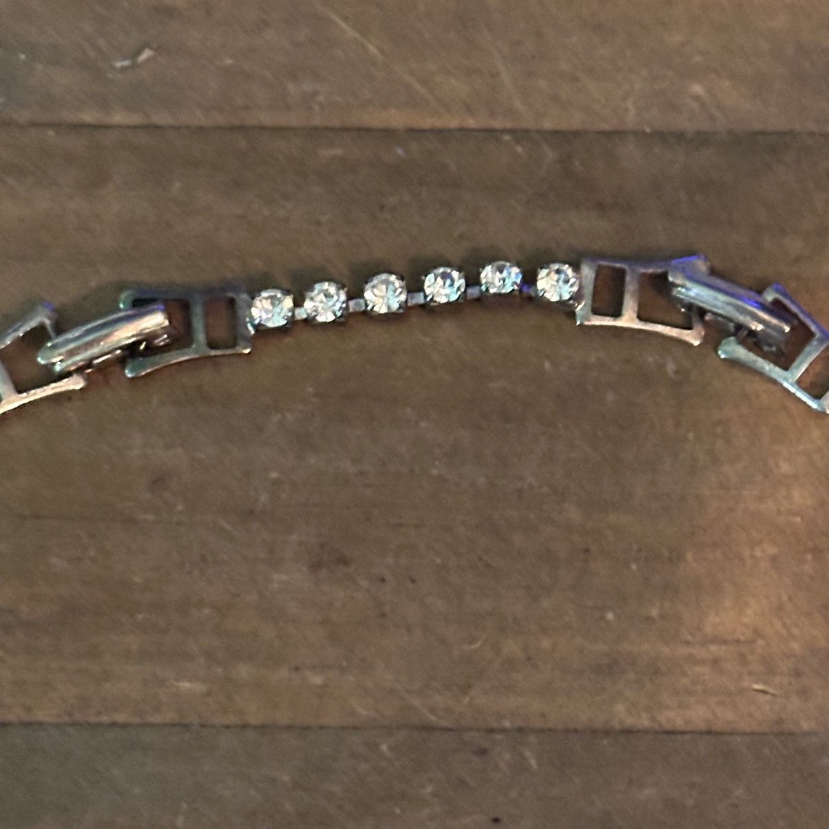 Vintage Vintage Pearl drop rhinestone tennis necklace Size ONE SIZE - 4 Thumbnail