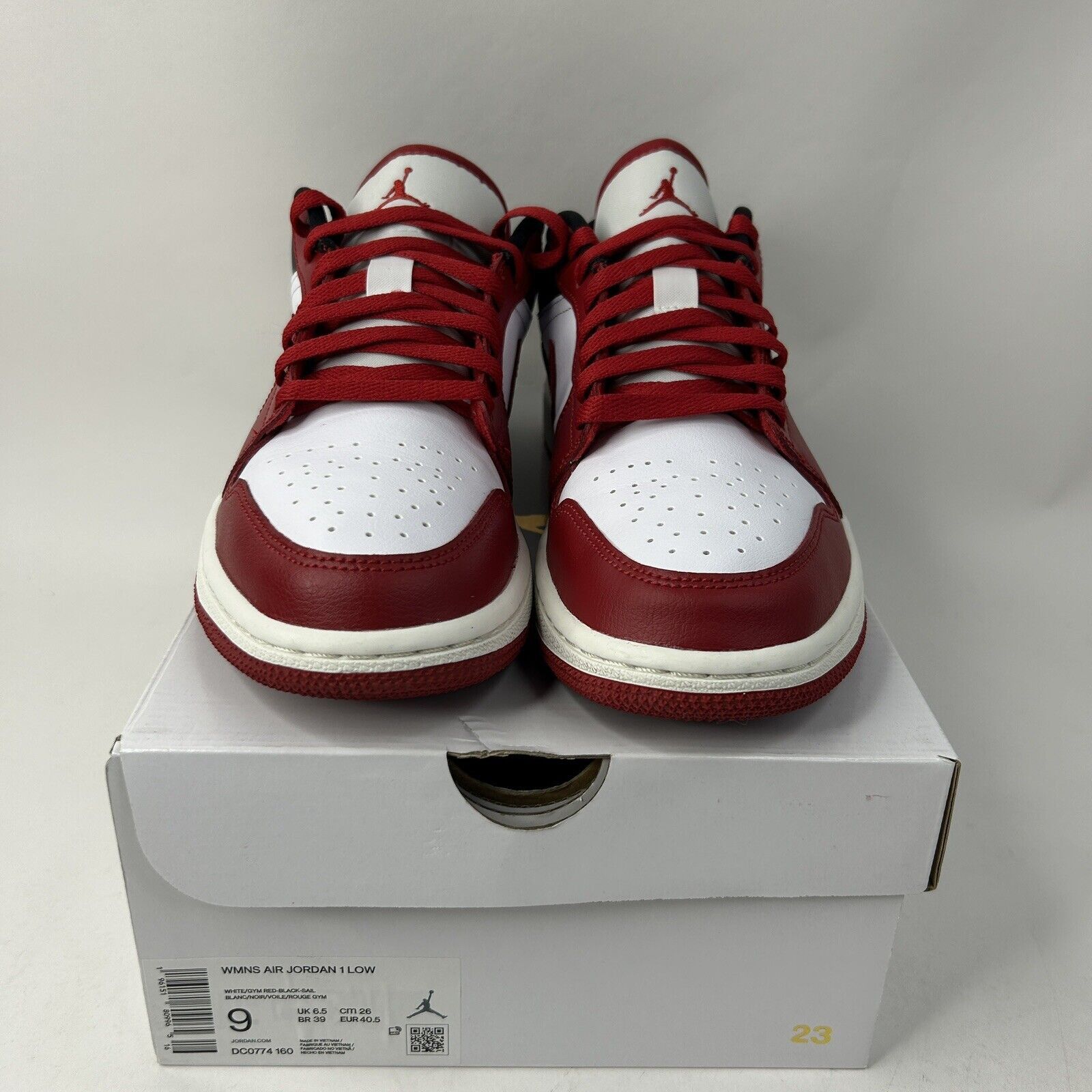 Nike Nike Air Jordan 1 Retro Low “Reverse Black Toe/Bred” 2024 Size US 9 / IT 39 - 2 Thumbnail