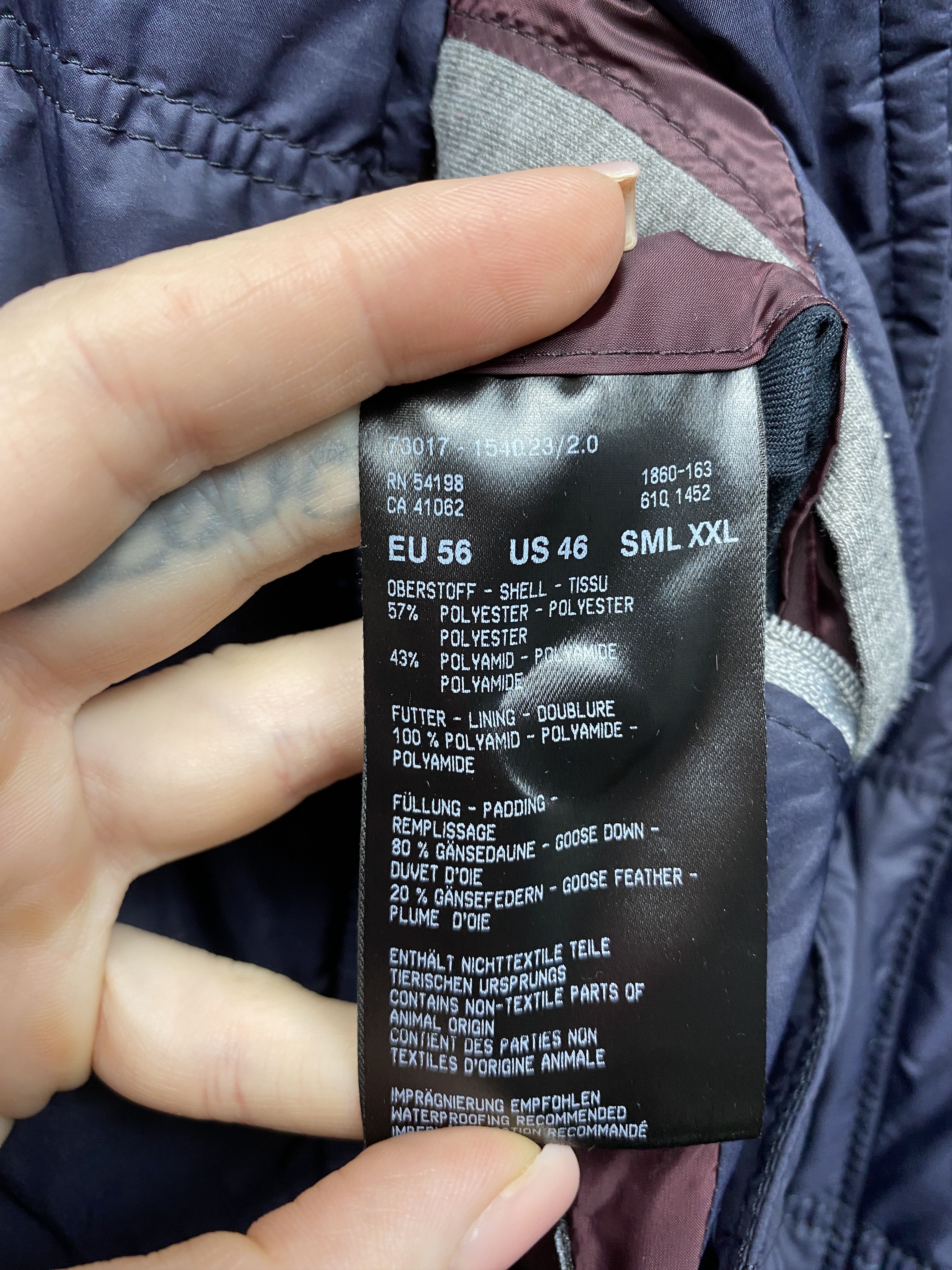 Bogner Bogner Mens Goose Down Puffer Jacket Size US XXL / EU 58 / 5 - 5 Thumbnail