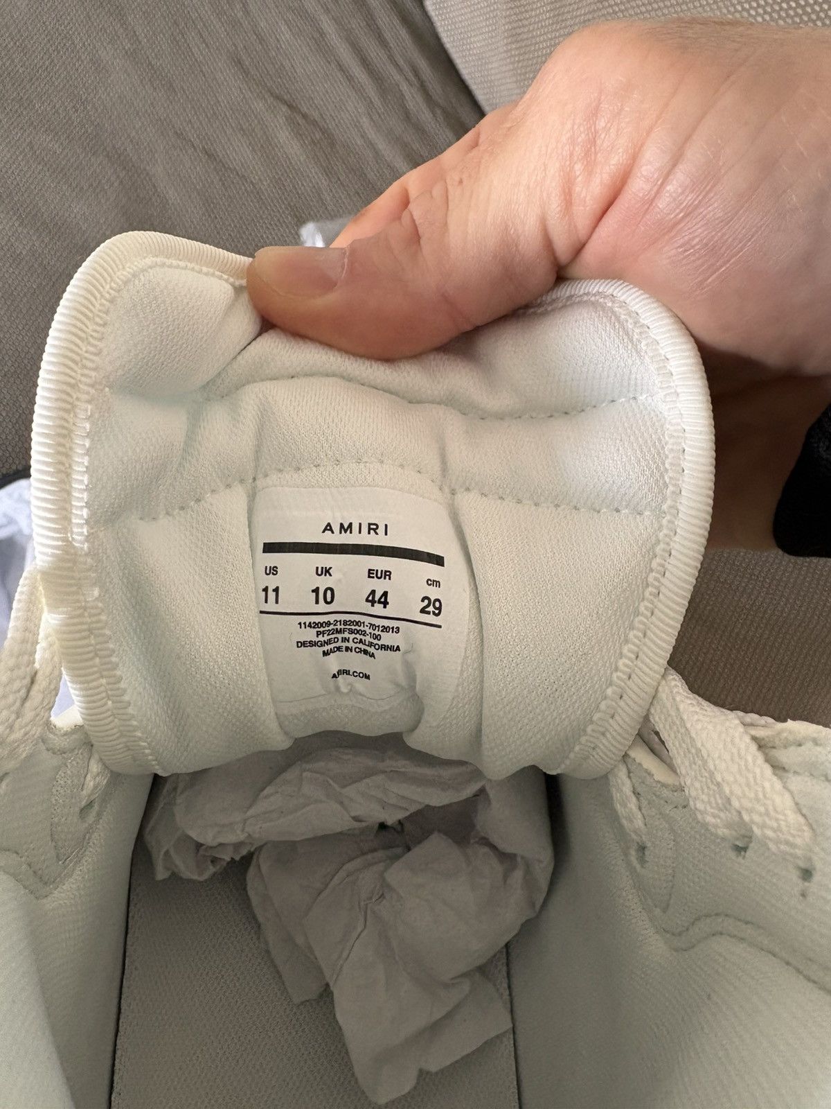 Amiri Amiri Skeleton High tops White Size US 10.5 / EU 43-44 - 10 Thumbnail
