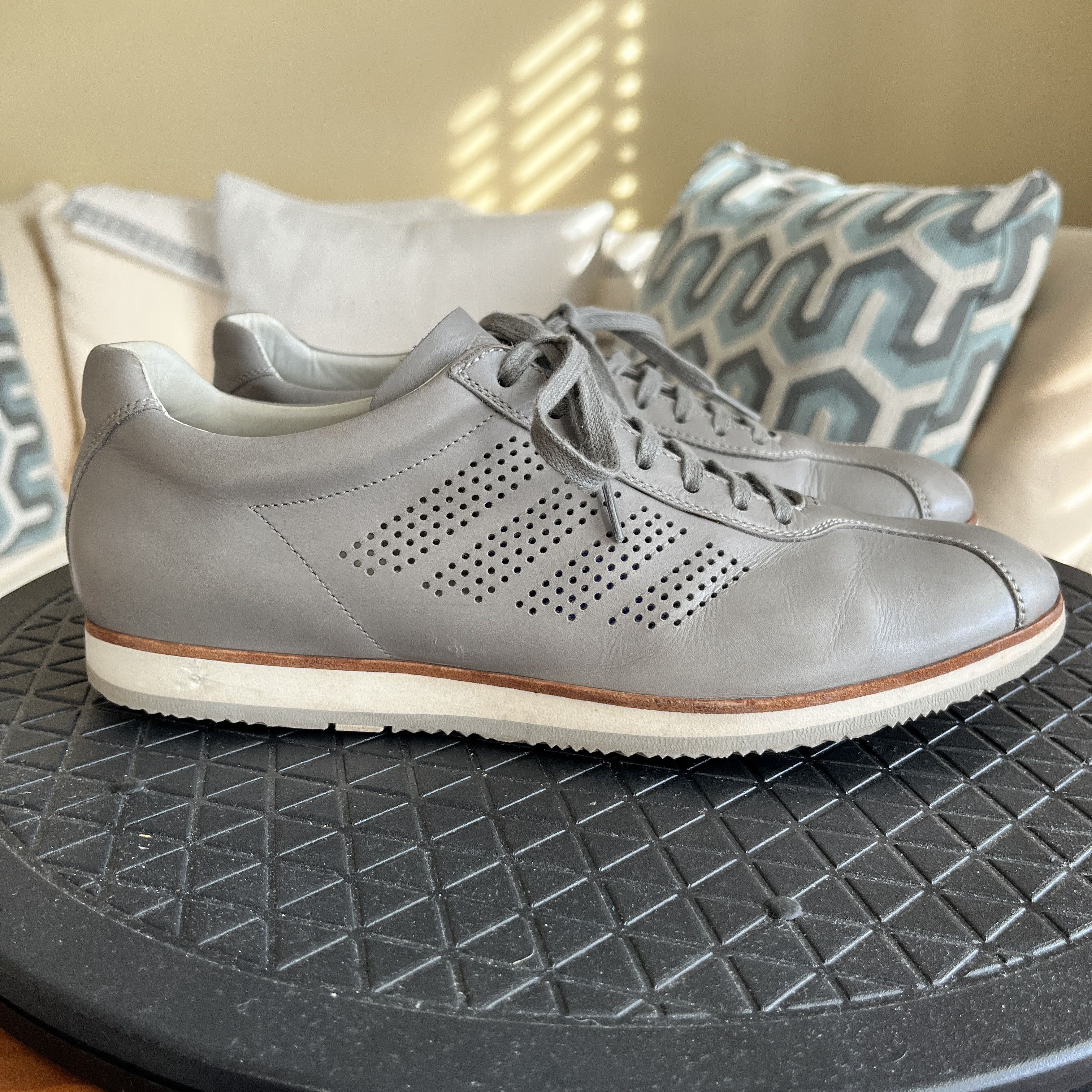Heschung Leather Sneakers Trainers Size US 8 / EU 41 - 2 Thumbnail