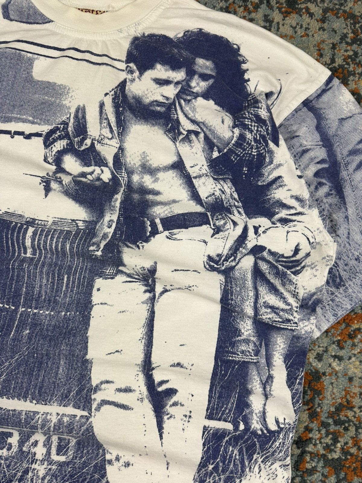 Vintage Vintage 90s Anthony Crickmay the outsiders all over print Size US XL / EU 56 / 4 - 6 Thumbnail