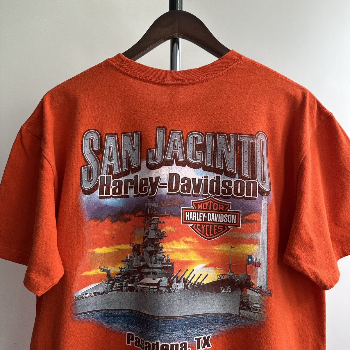 Harley Davidson VINTAGE Y2K HARLEY DAVIDSON SAN JACINTO GRAPHIC TEE Size US L / EU 52-54 / 3 - 3 Thumbnail