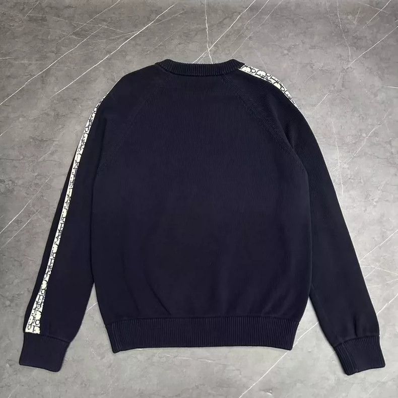 Dior DIOR Black and White Knitted Sweater XL-2505 Size US XL / EU 56 / 4 - 2 Thumbnail