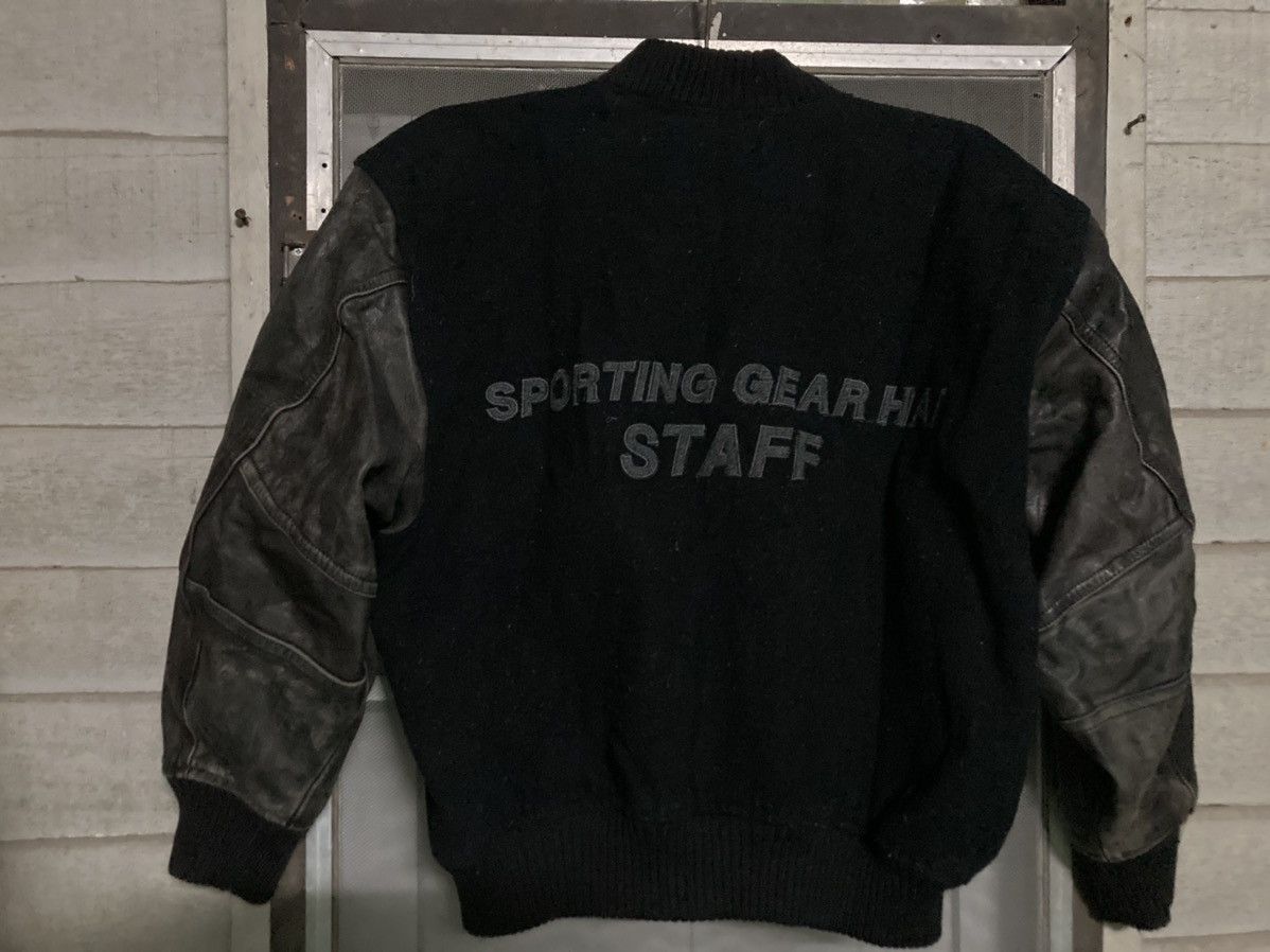 Hai Sporting Gear × Issey Miyake × Vintage Vintage Hai sporting Gear jacket Wool Leather Jacket Size US M / EU 48-50 / 2 - 2 Thumbnail
