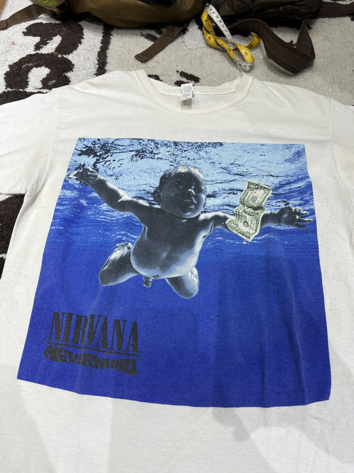 Vintage 00s Nirvana Nevermind kurt cobain subpop Tee