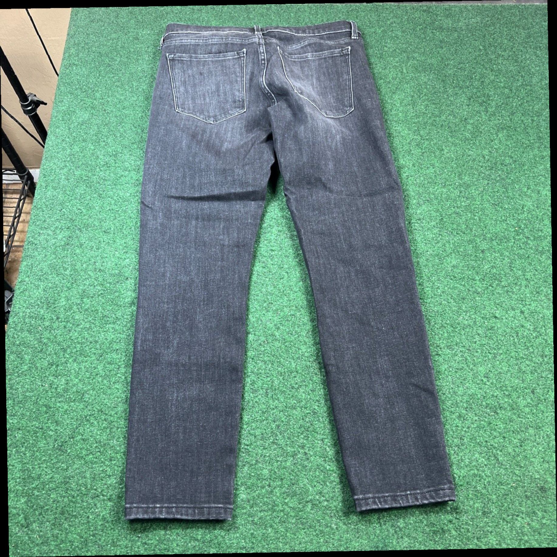 Banana Republic Banana Republic Skinny Jeans Womens 28 Black Premium Denim Ankle Stretch 28x27 Size 28" / US 6 / IT 42 - 8 Thumbnail