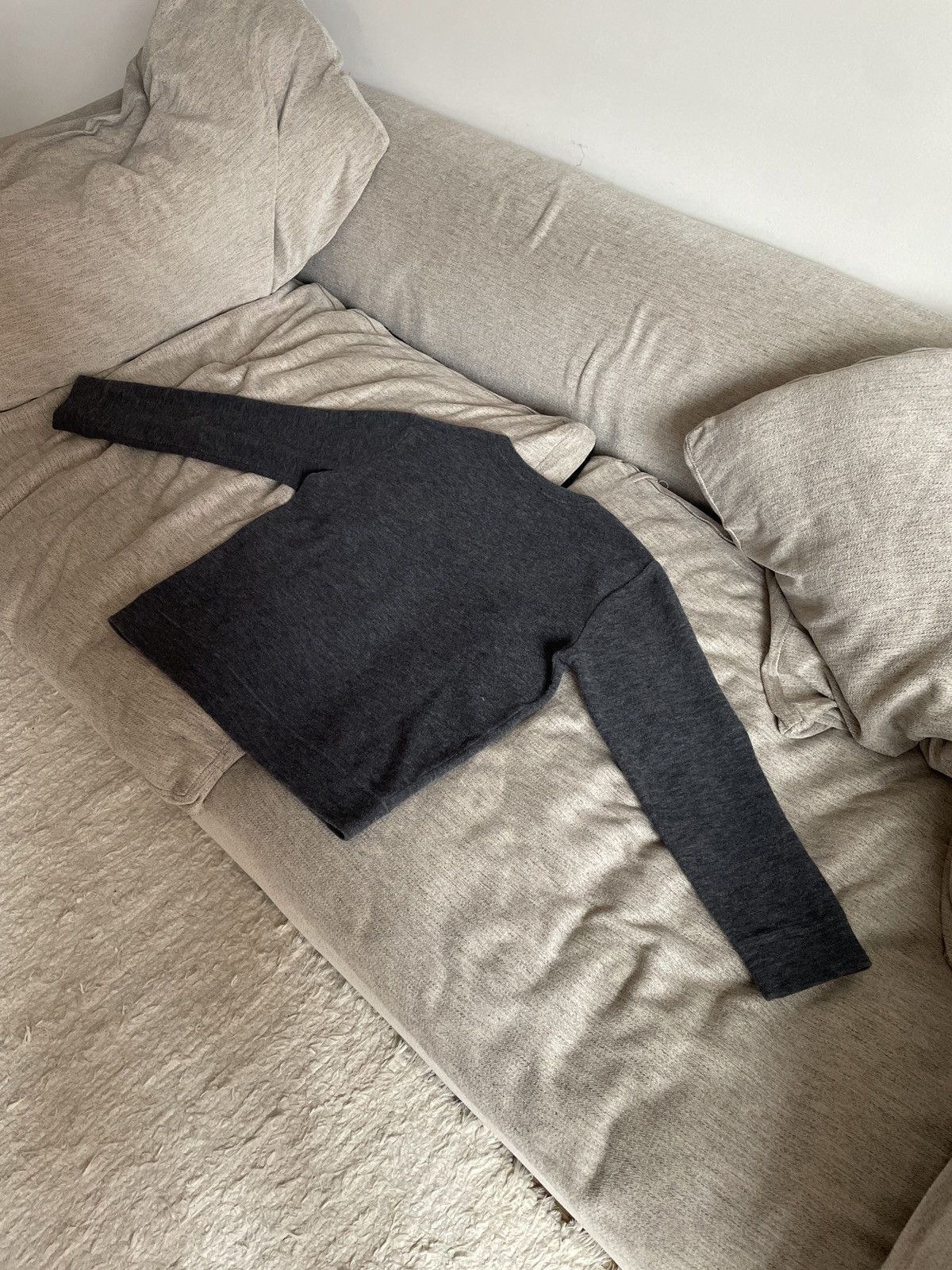 A.P.C. APC Sweatshirt - Dark Gray, 70% Wool/30% Polyamide Size US M / EU 48-50 / 2 - 5 Thumbnail