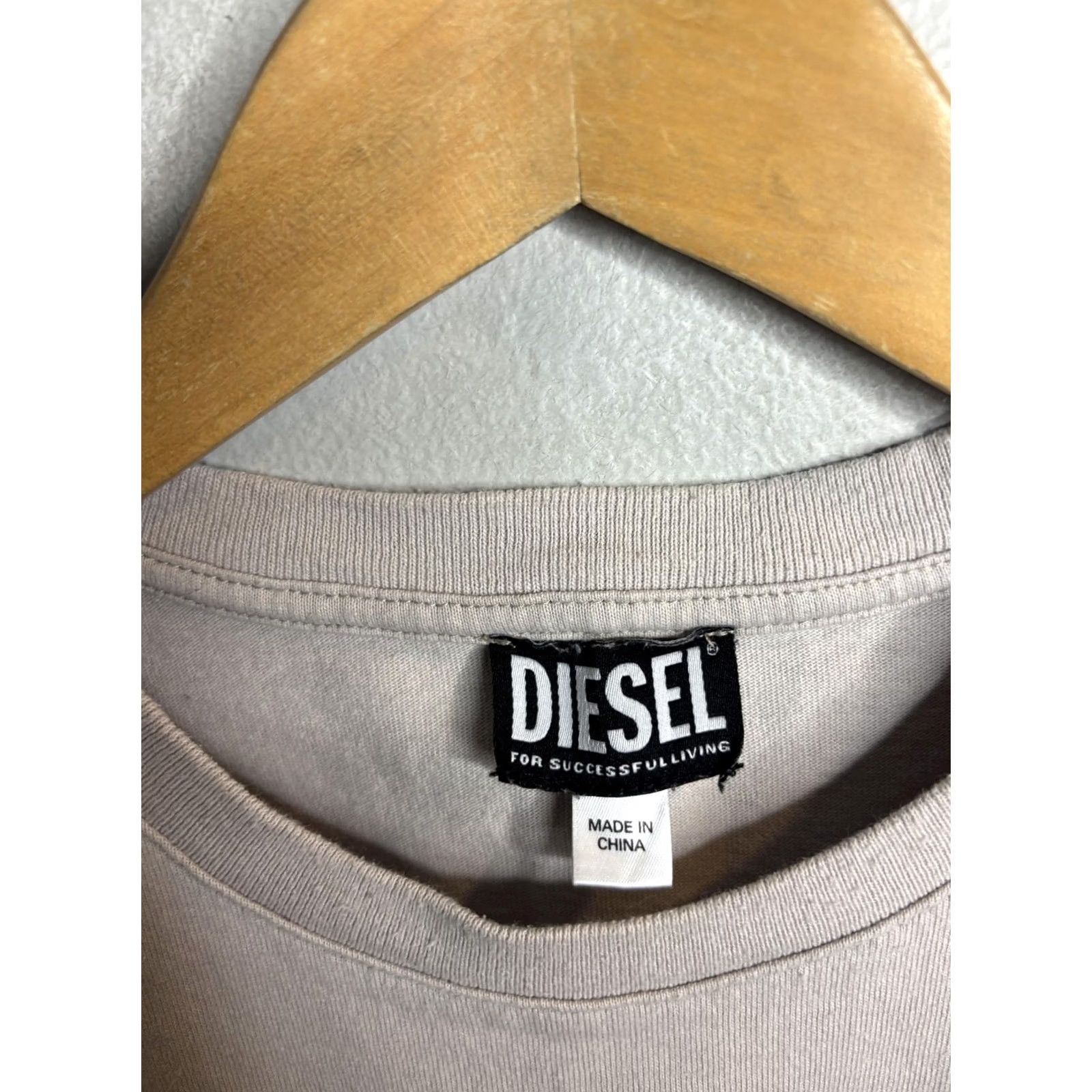 Diesel Diesel Shirt Mens Large Gray Graphic Print Tee T-Shirt Short Sleeve Crewneck Size US L / EU 52-54 / 3 - 4 Thumbnail