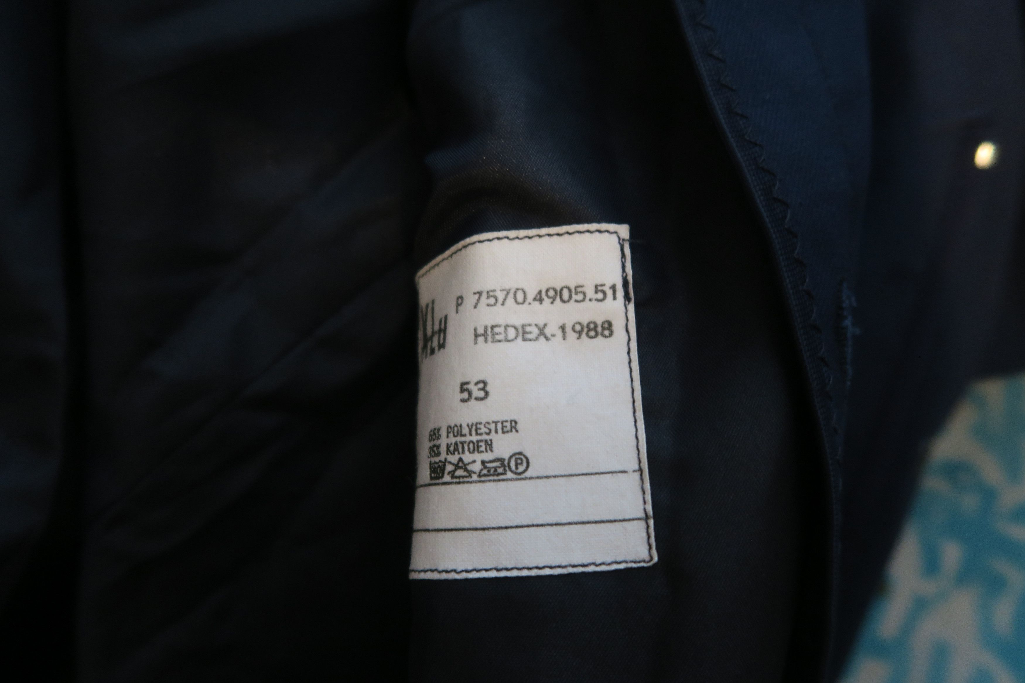 Vintage 1988 Dutch Air Force Military Field Jacket KLu Hedex Size 53 Size US L / EU 52-54 / 3 - 5 Thumbnail