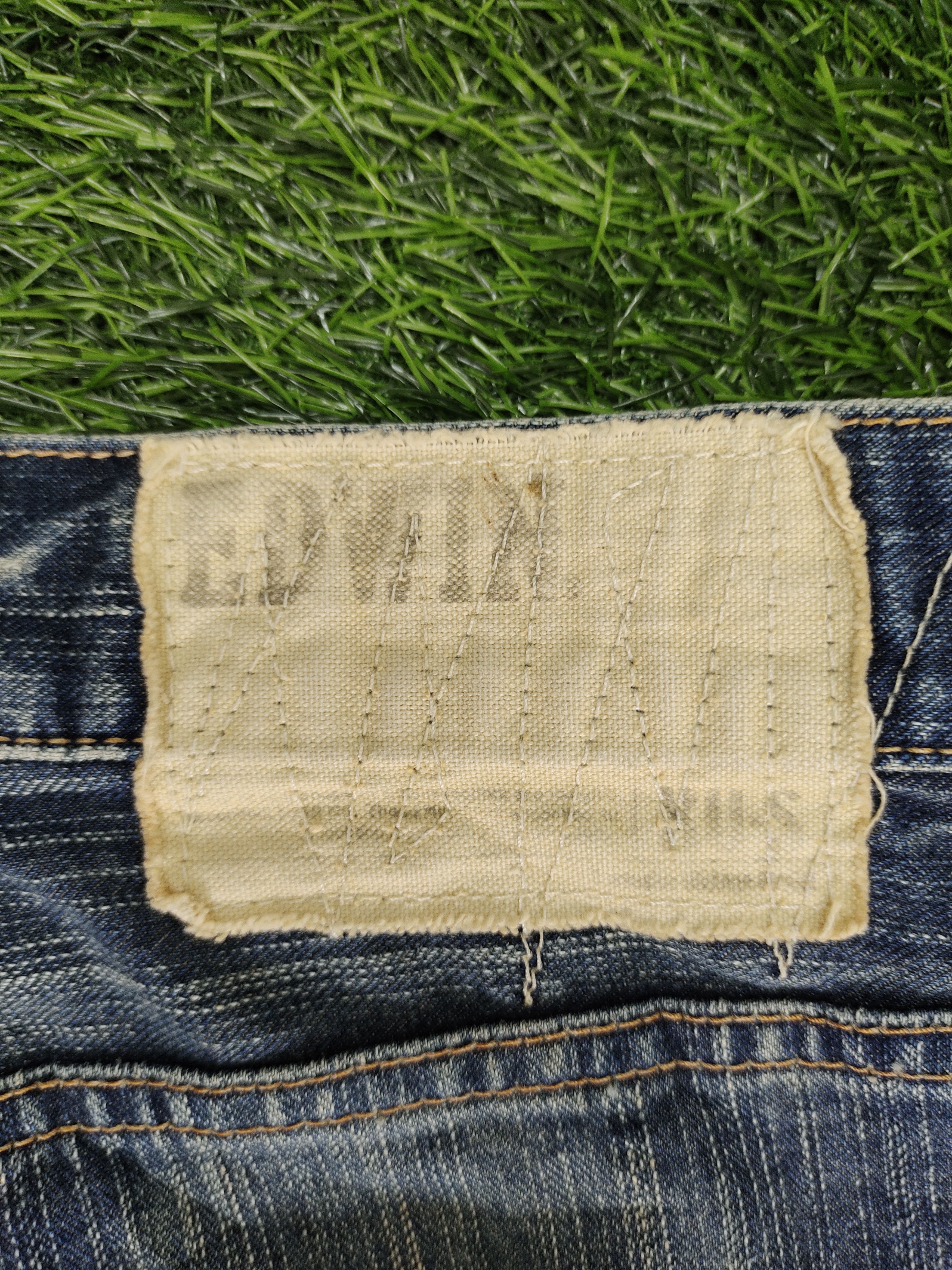 Kapital Loose Jeans Edwin XV-S Clawmark Distress Faded Denim Jeans Size US 32 / EU 48 - 15 Thumbnail