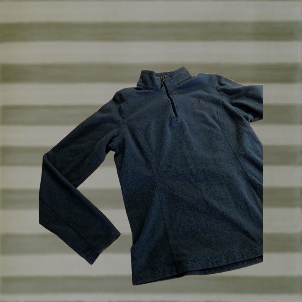 The North Face THE NORTH FACE Women's Fleece Top 1/4 Zip Blue Lightweight Sweatshirt S Size S / US 4 / IT 40 - 1 Thumbnail